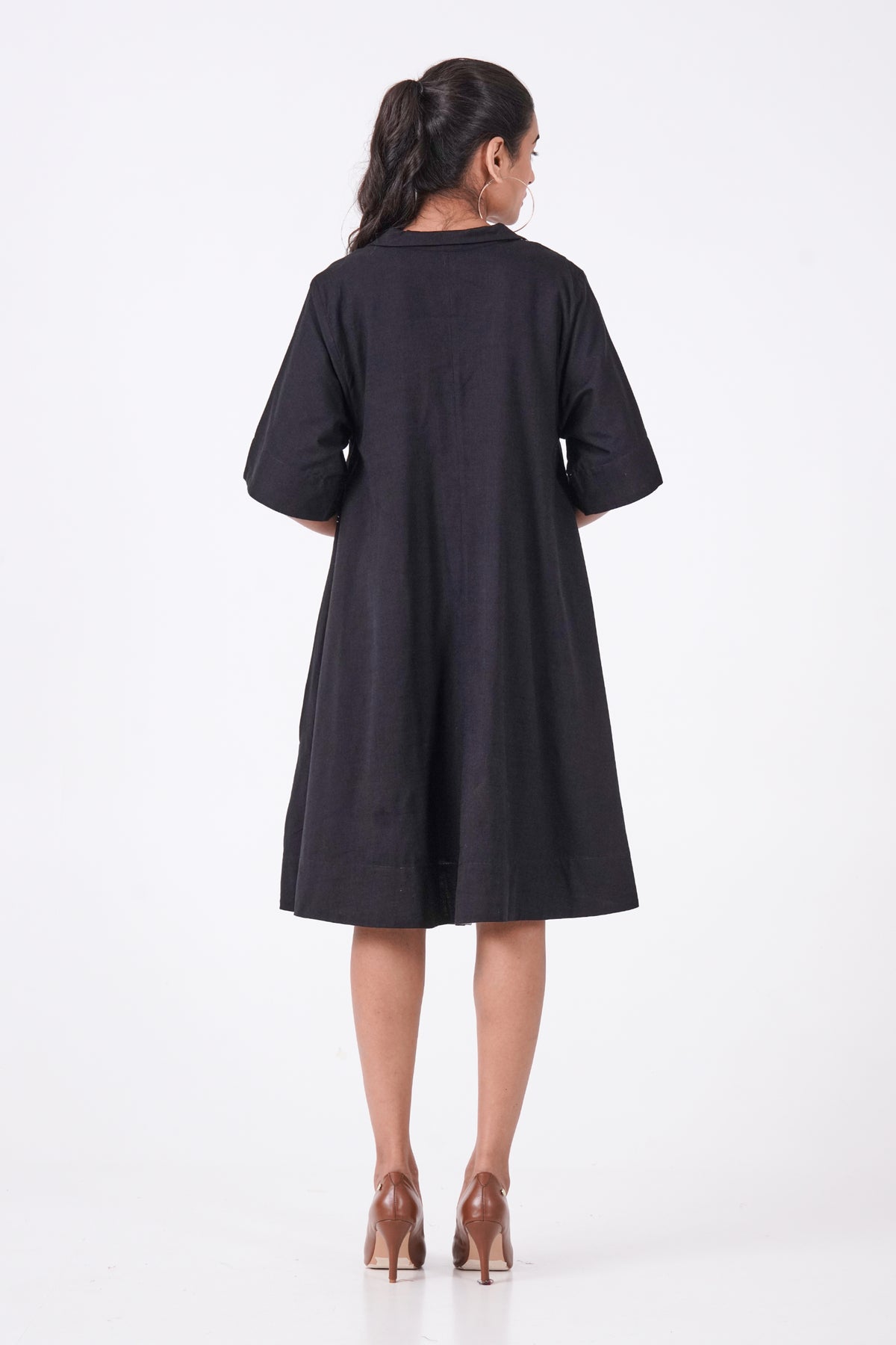 Dynamic Black Dress