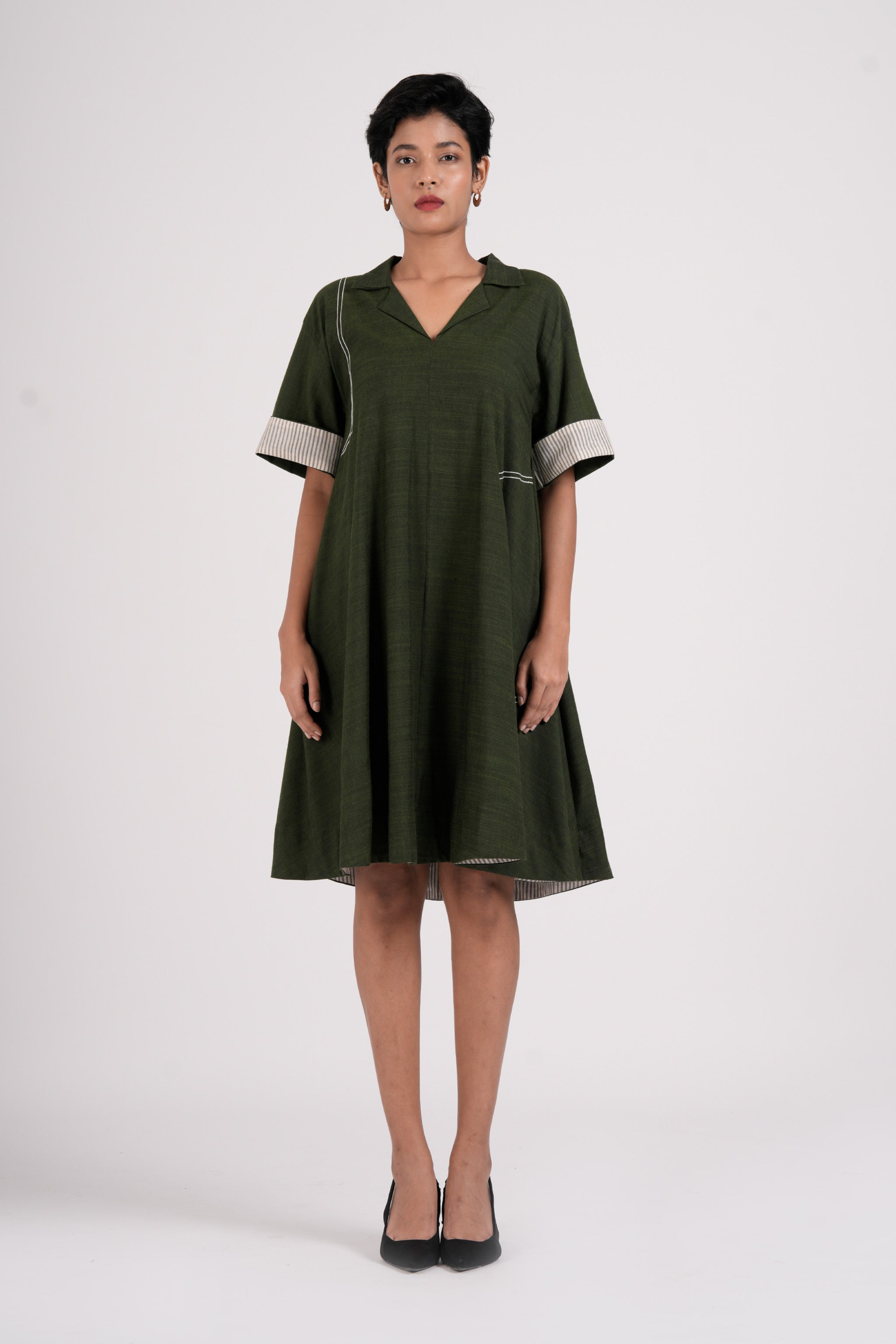 The Kaatn Trail - Dynamic Seaweed Green Dress M The Kaatn Trail - Dynamic Seaweed Green Dress M