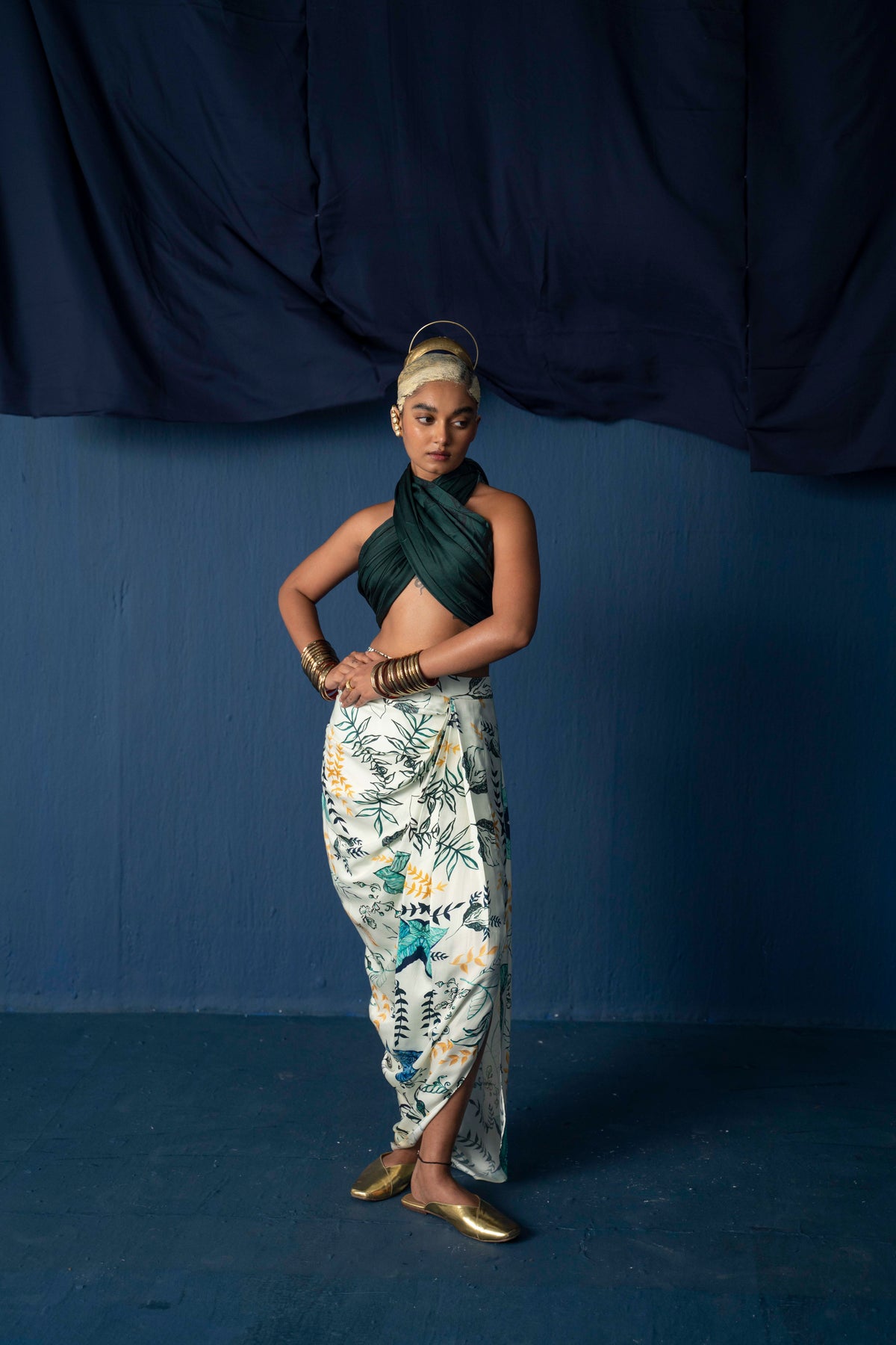 Leaf Me Or Drape Me Skirt