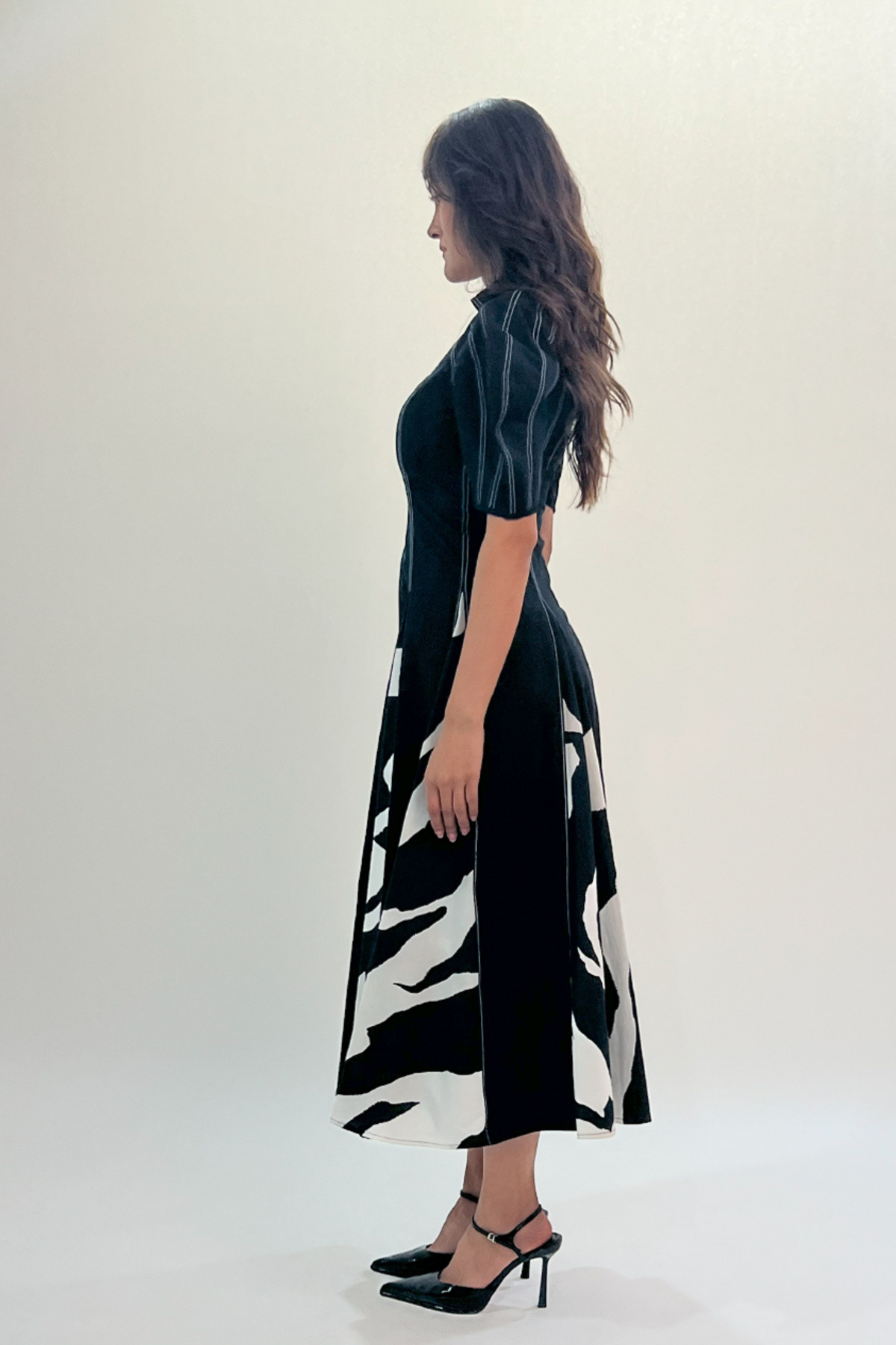 Stream Godet Dress