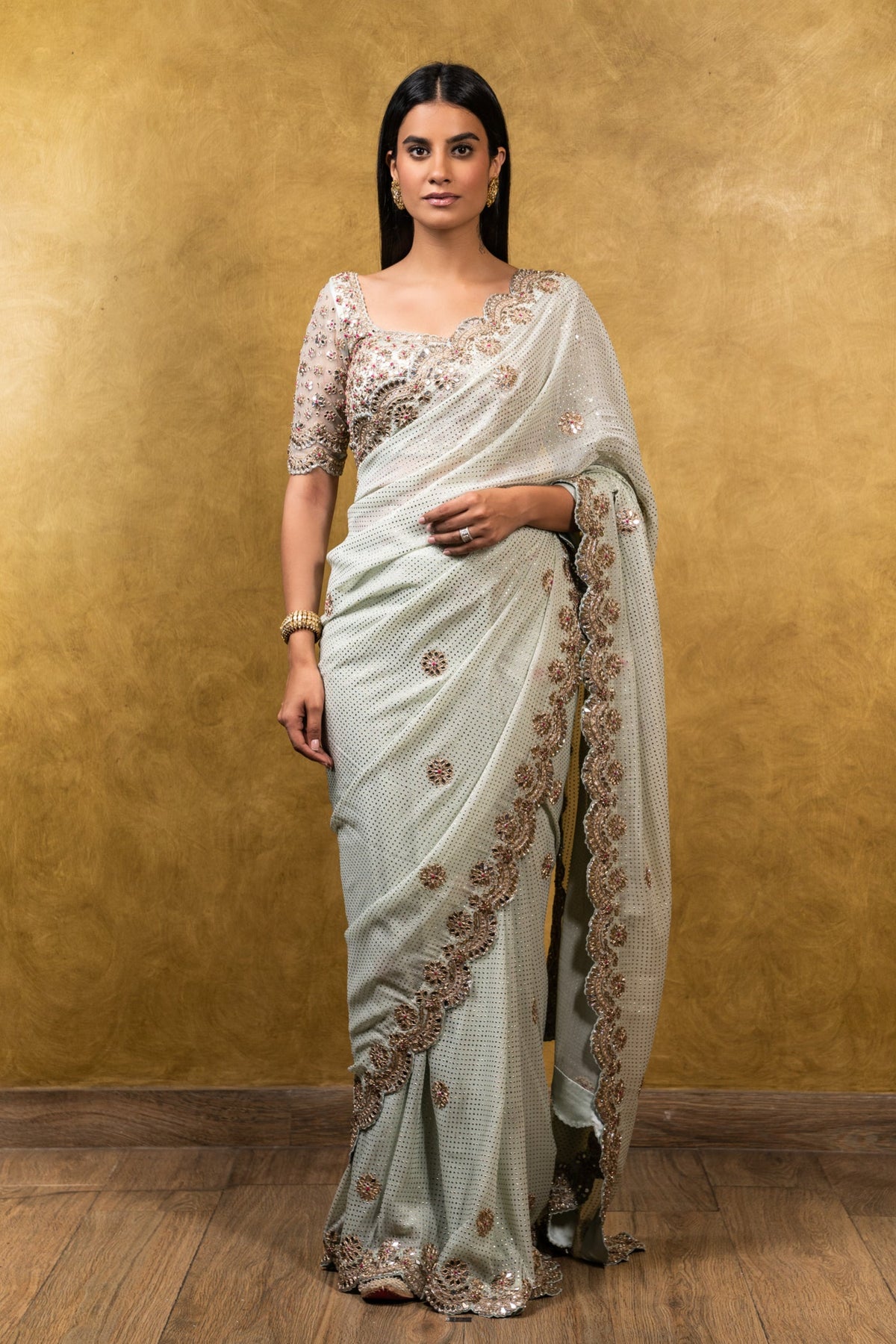 Mokaish Print Saree
