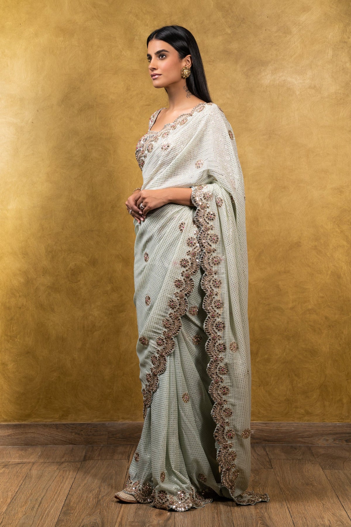 Mokaish Print Saree
