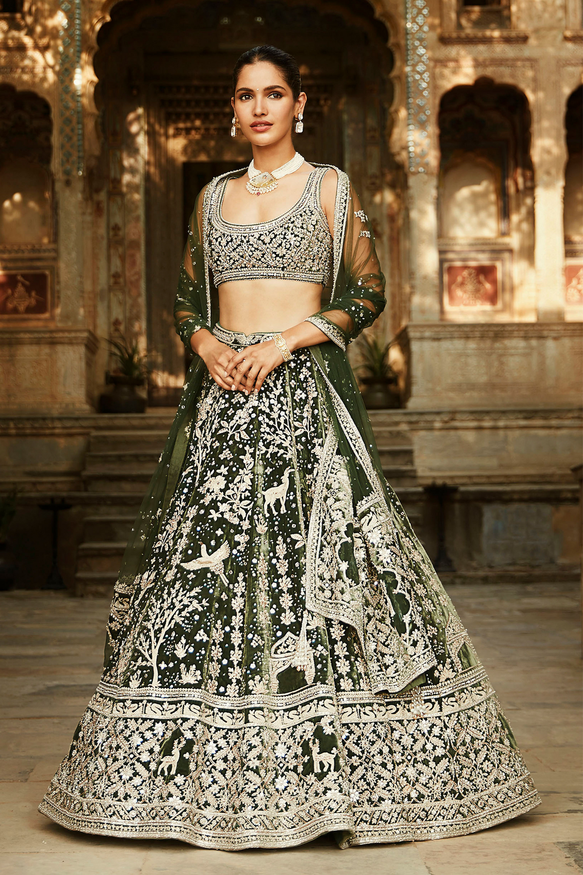 The Masai Mara Lehenga