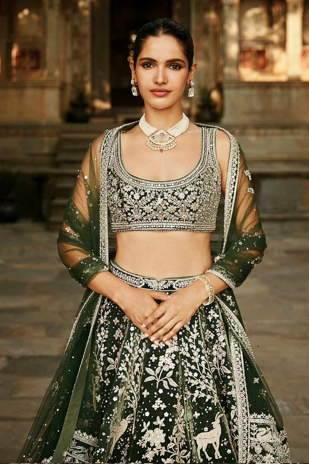 The Masai Mara Lehenga