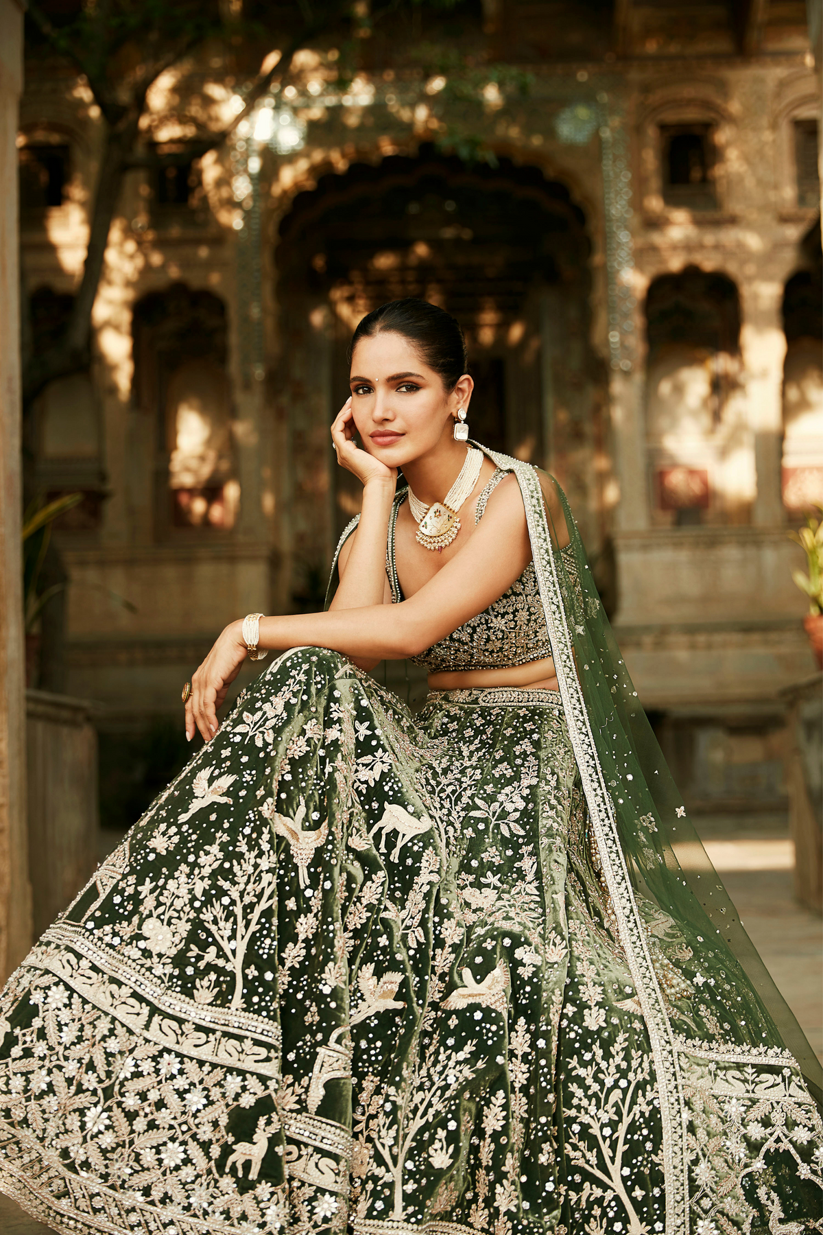 The Masai Mara Lehenga
