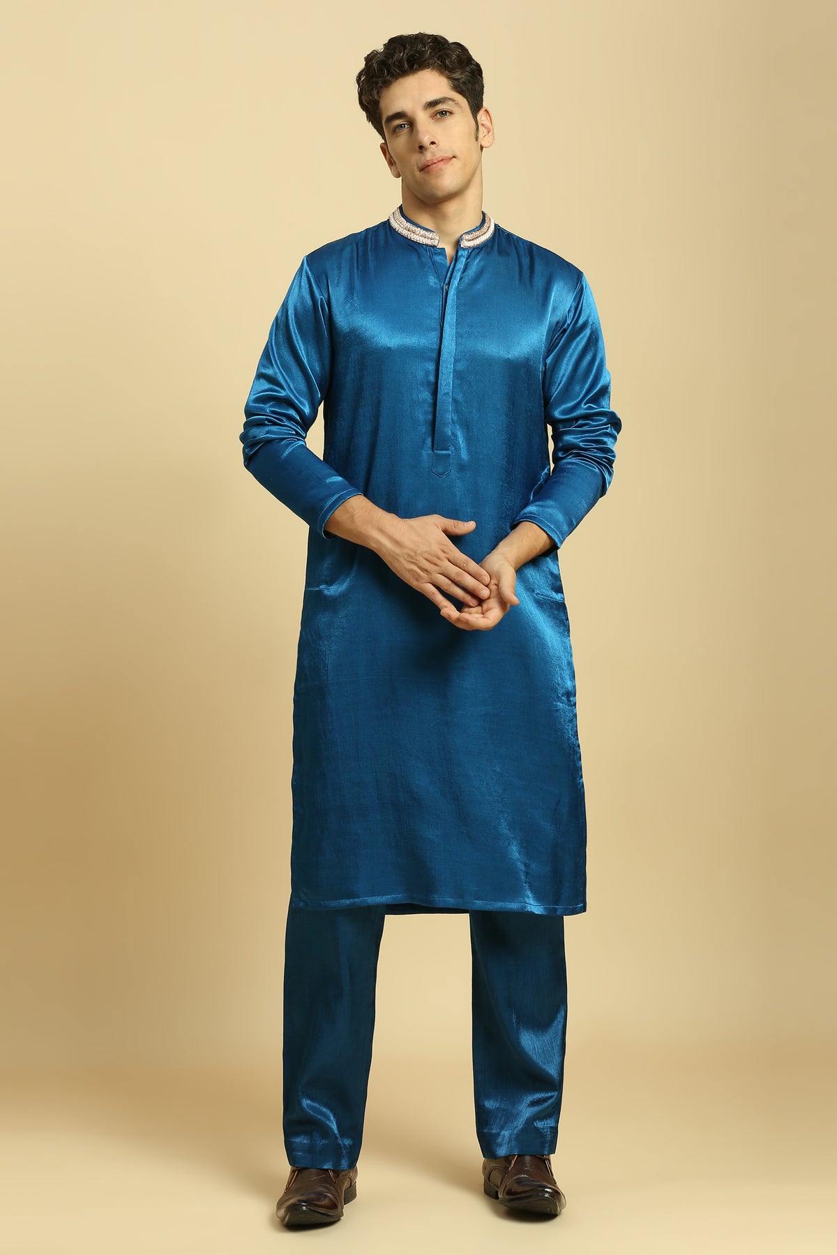 Blue Kurta With Pant