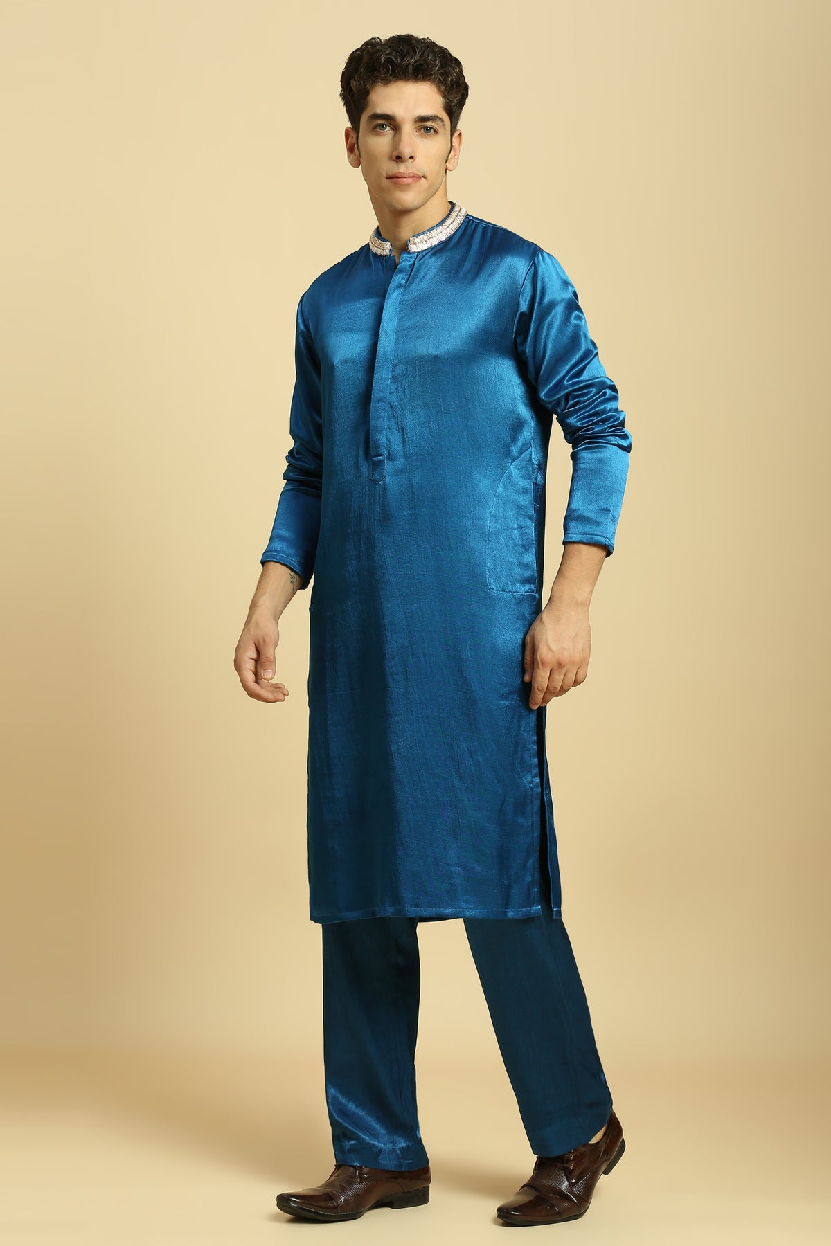 Blue Kurta With Pant