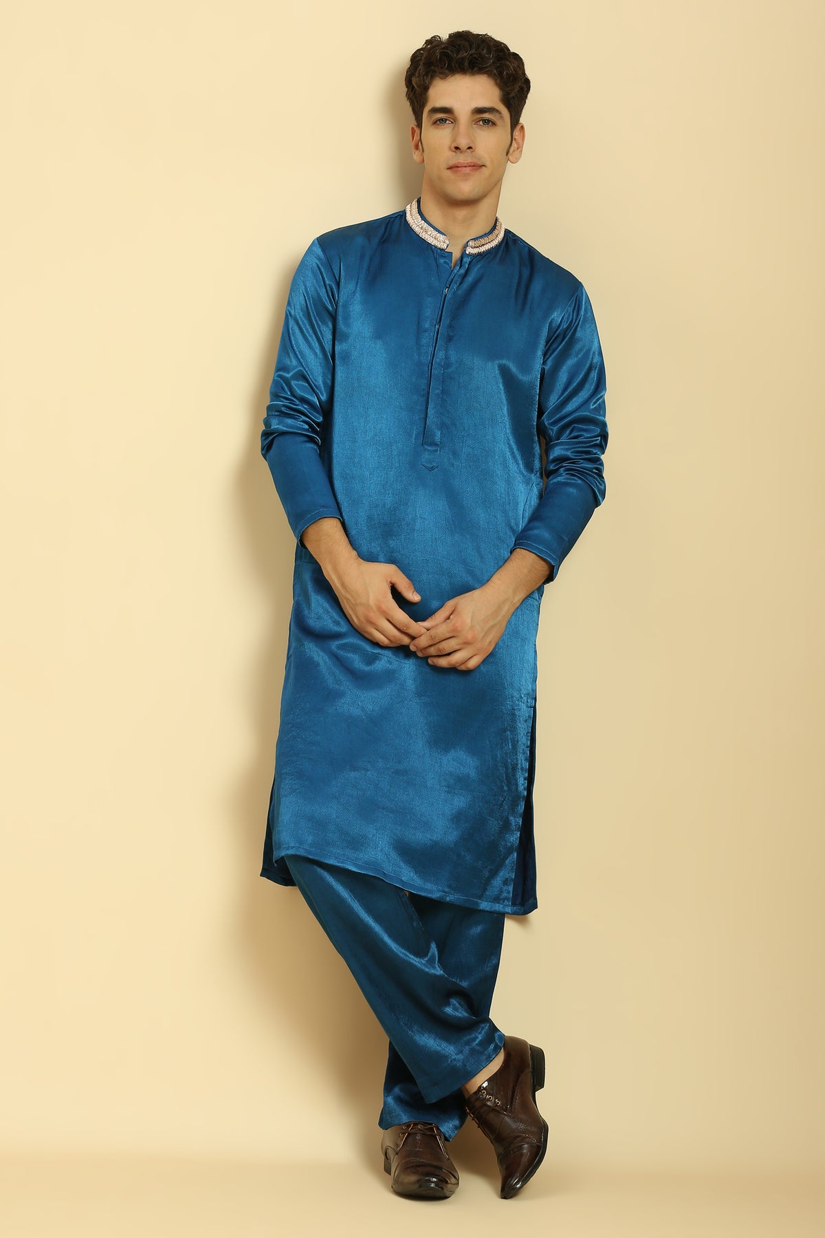 Blue Kurta With Pant