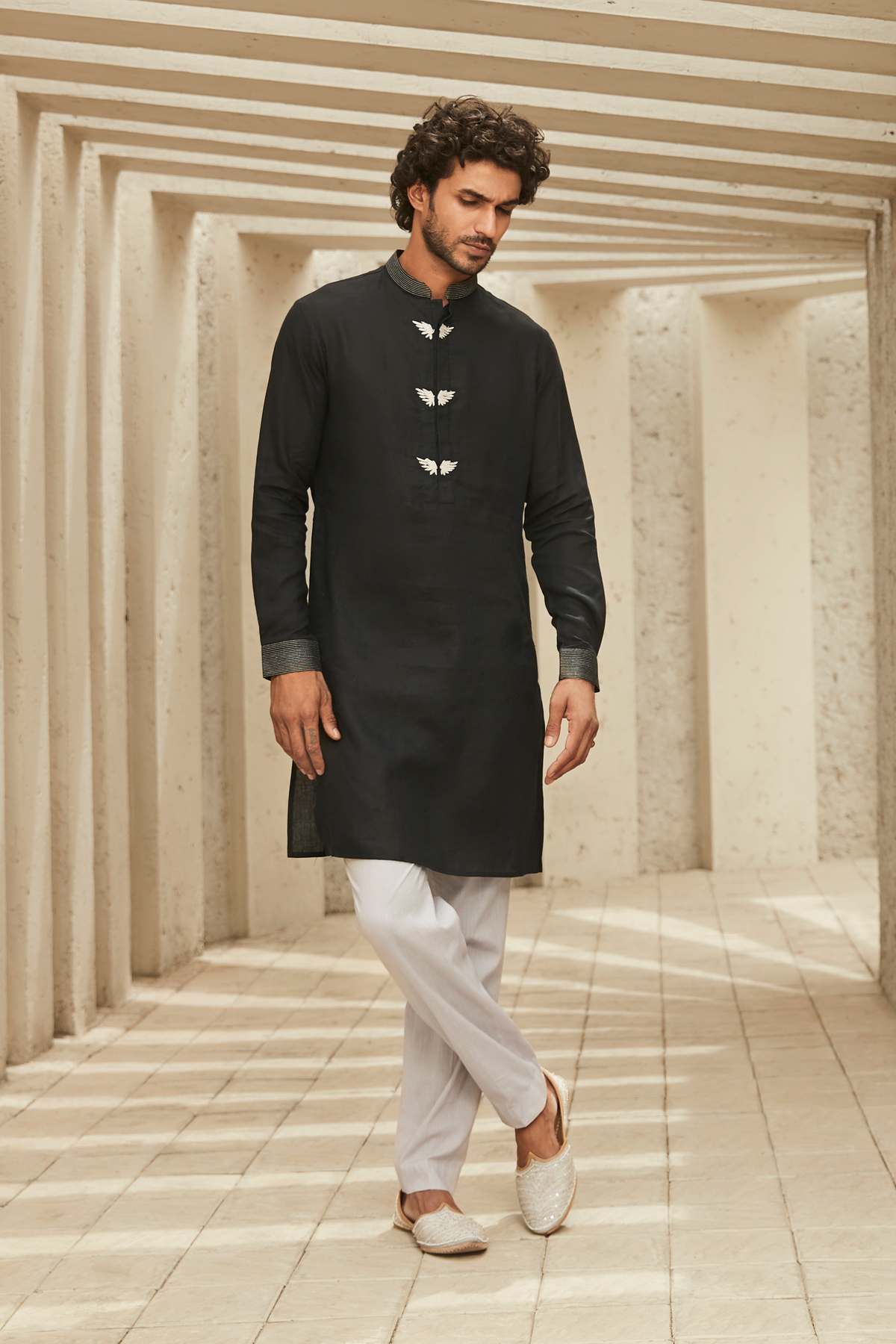 The Winged Kurta Set