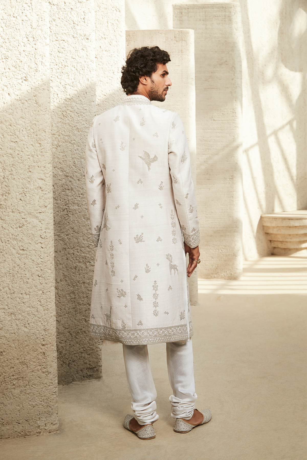 The Ivory Impact Sherwani Set