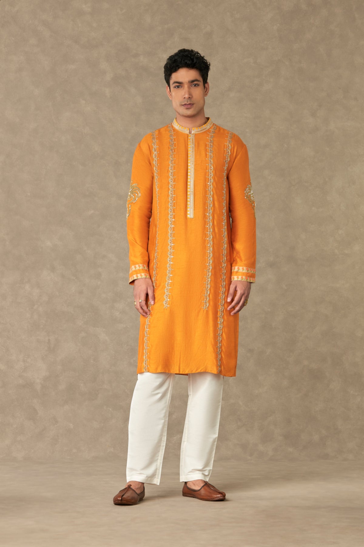 Rust Kalpataru Kurta Set