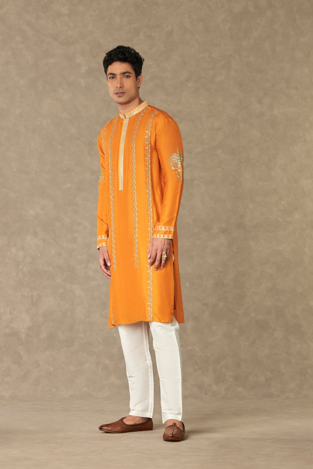 Rust Kalpataru Kurta Set