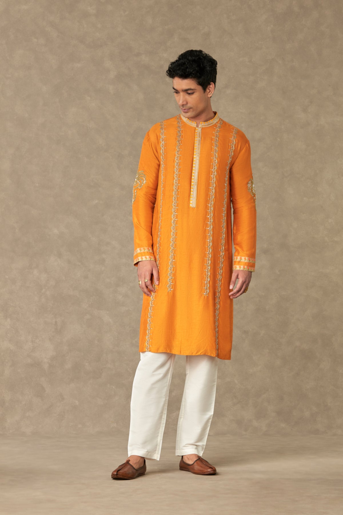 Rust Kalpataru Kurta Set