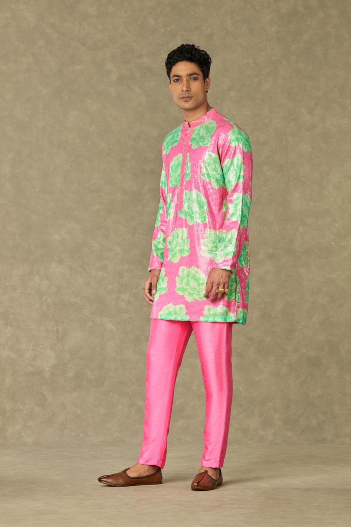 Pink Nurvi Sitara Sequin