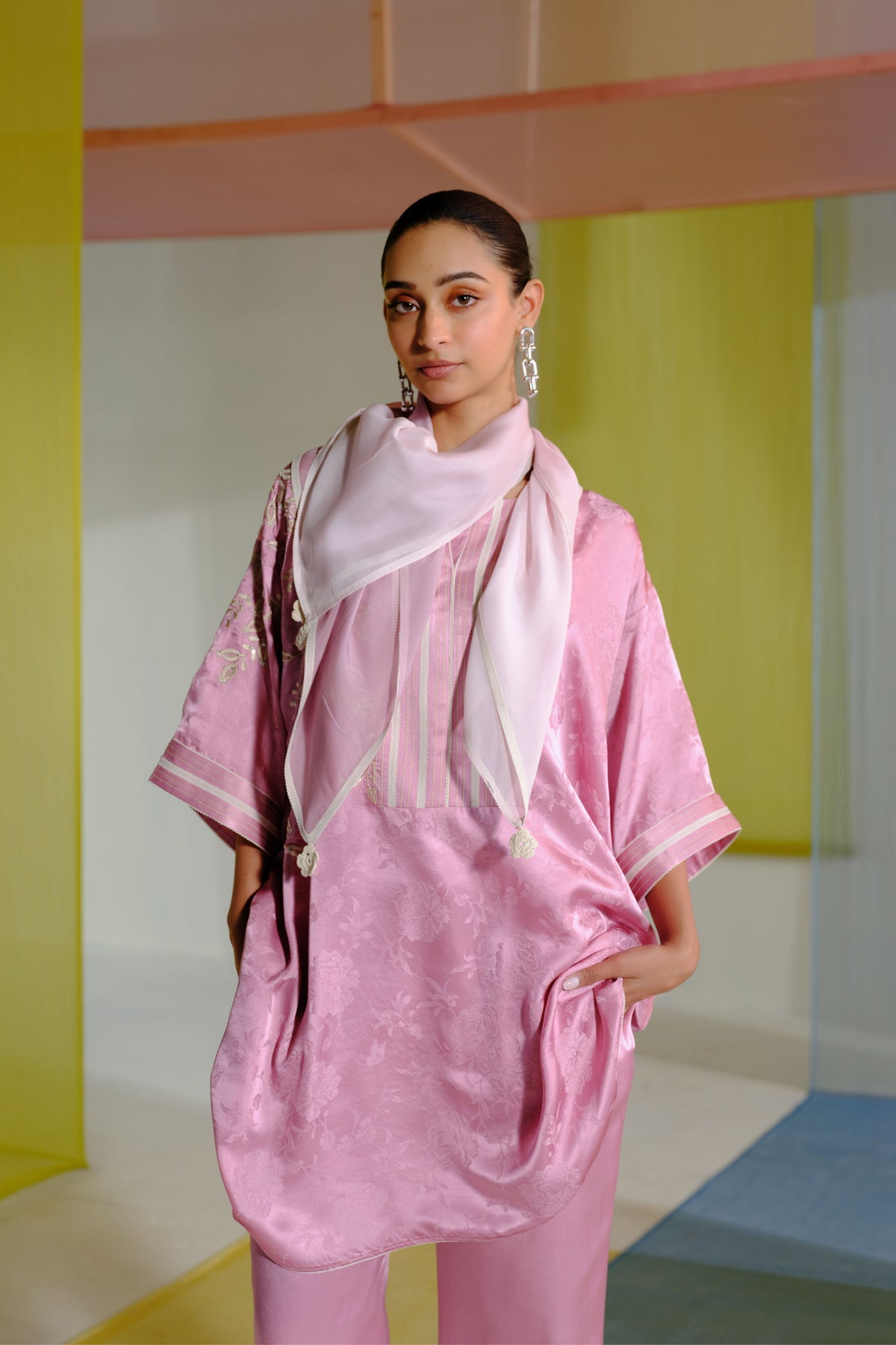 Pink Jafna Co-ordinate Set
