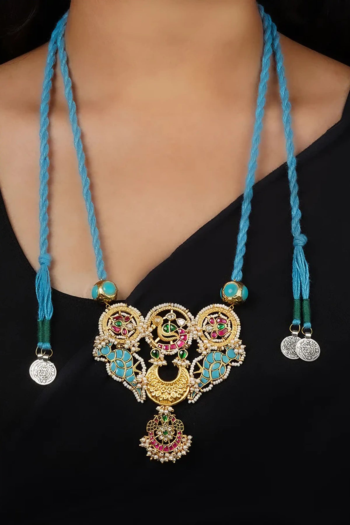 Dual Tone Mishr Tribal Necklace