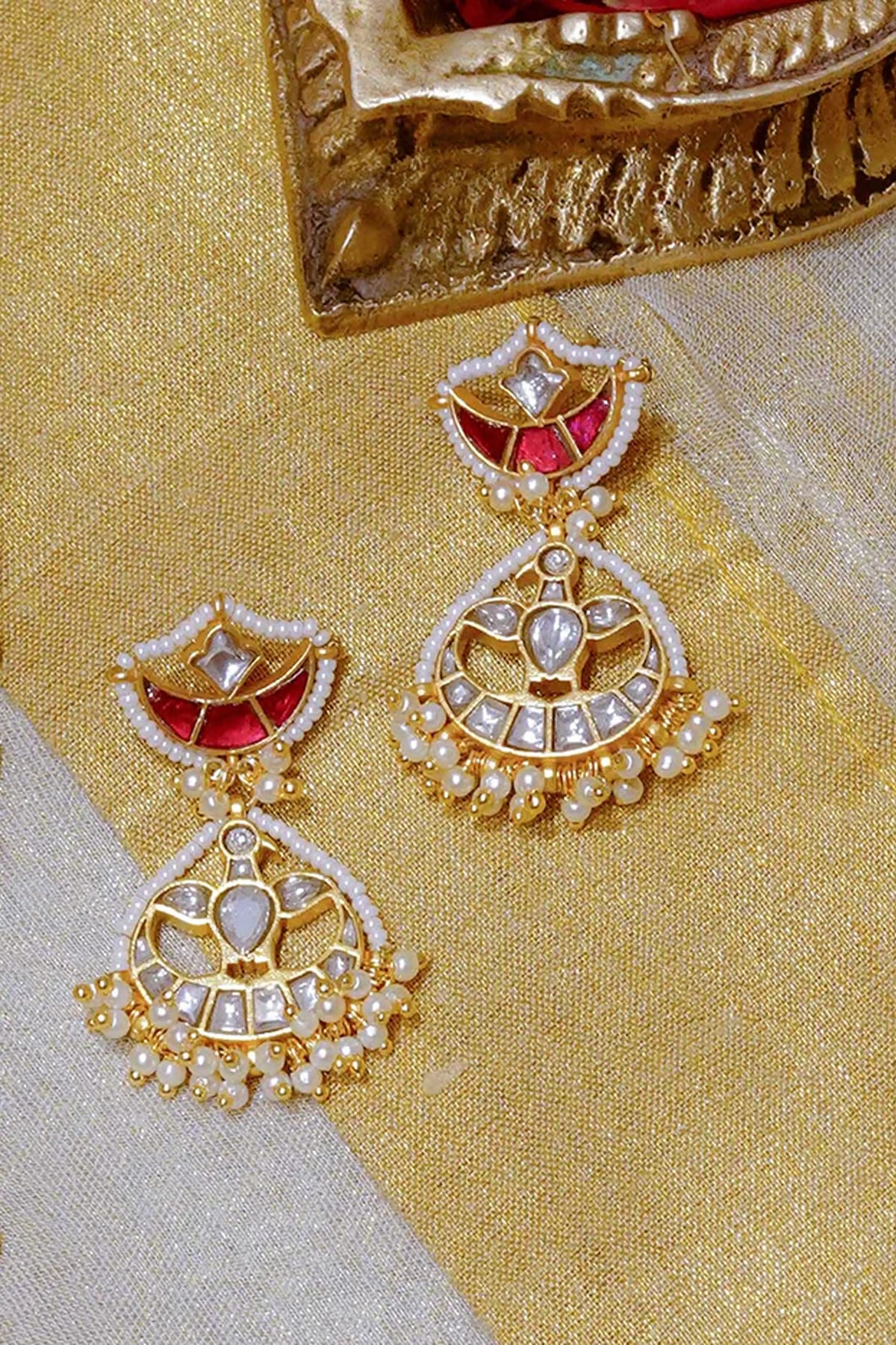 Multicolor Gold Plated Mishr Necklace Set