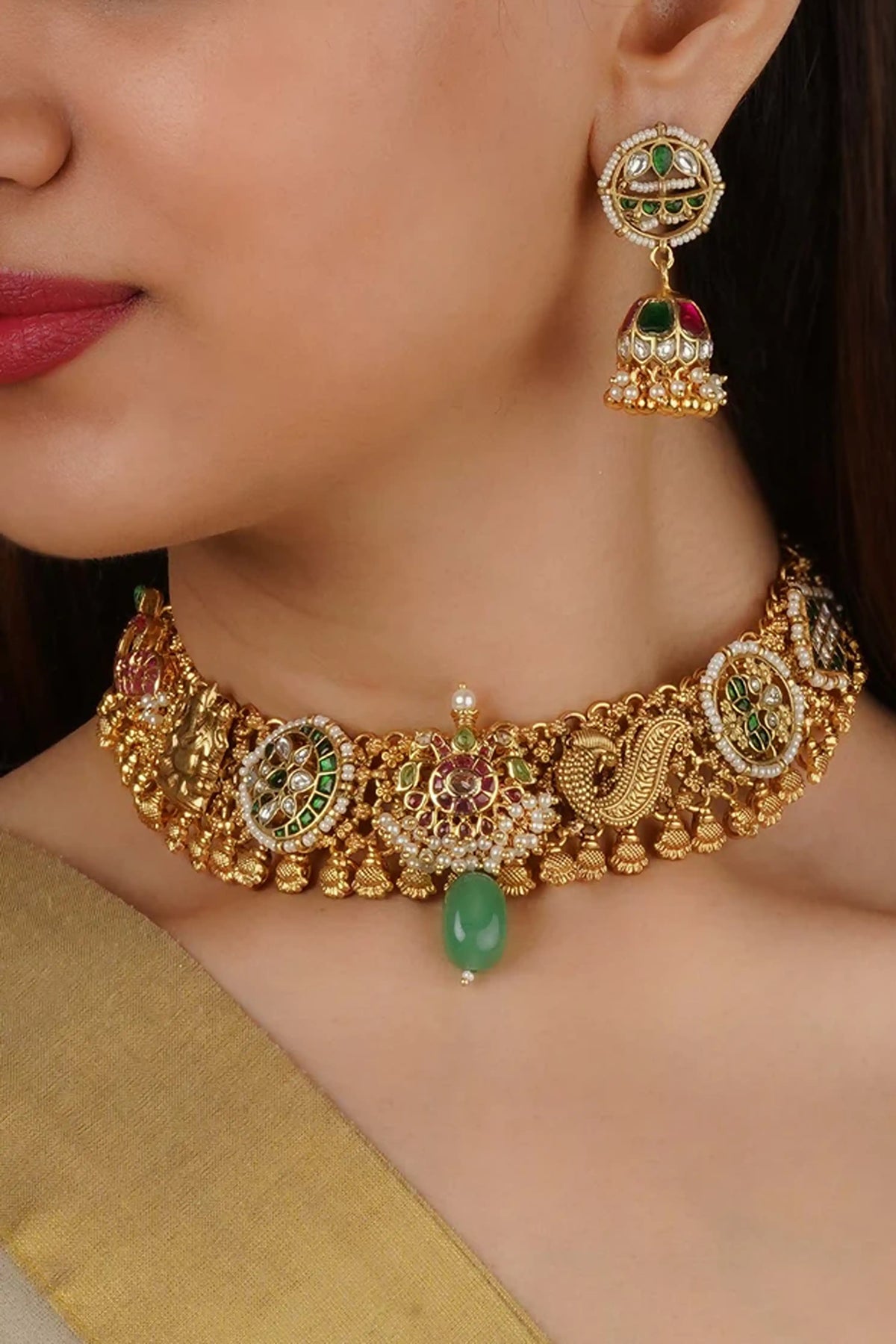 Multicolor Mishr Necklace Set