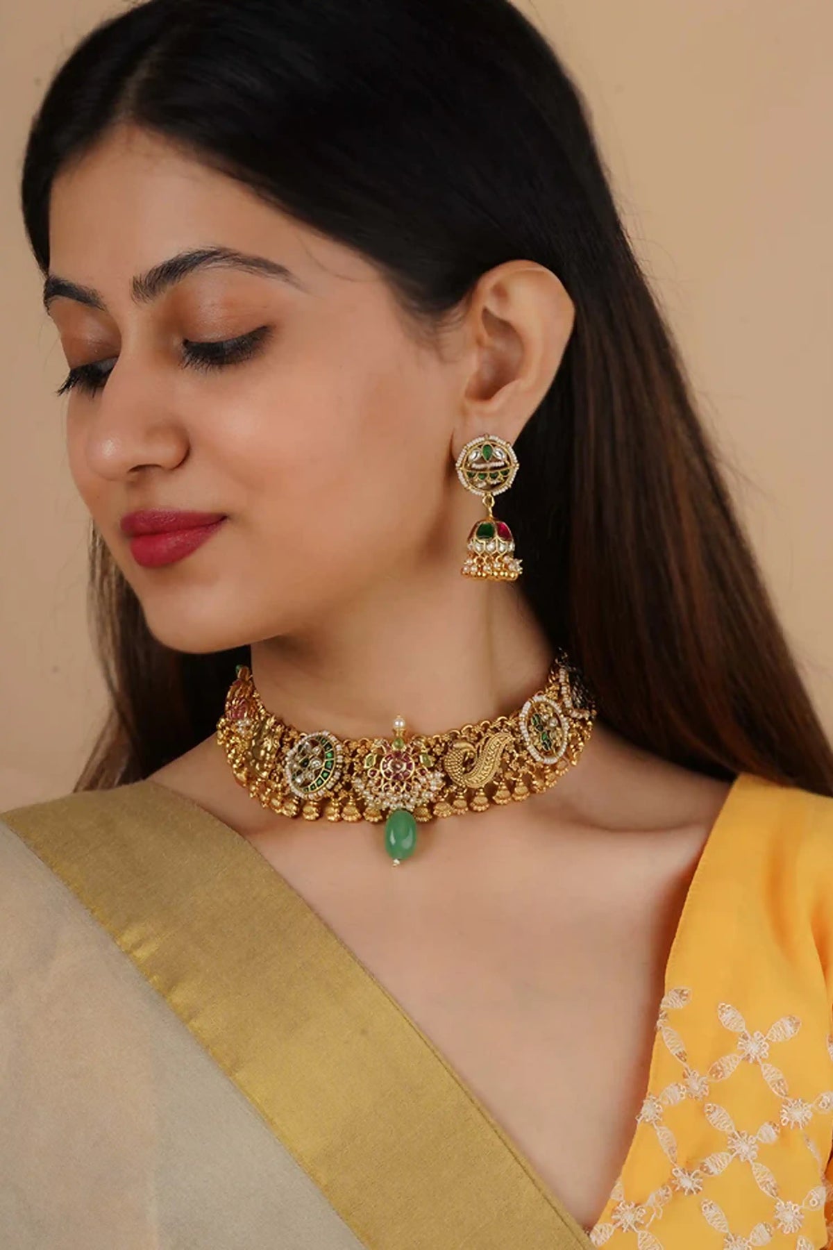 Multicolor Mishr Necklace Set