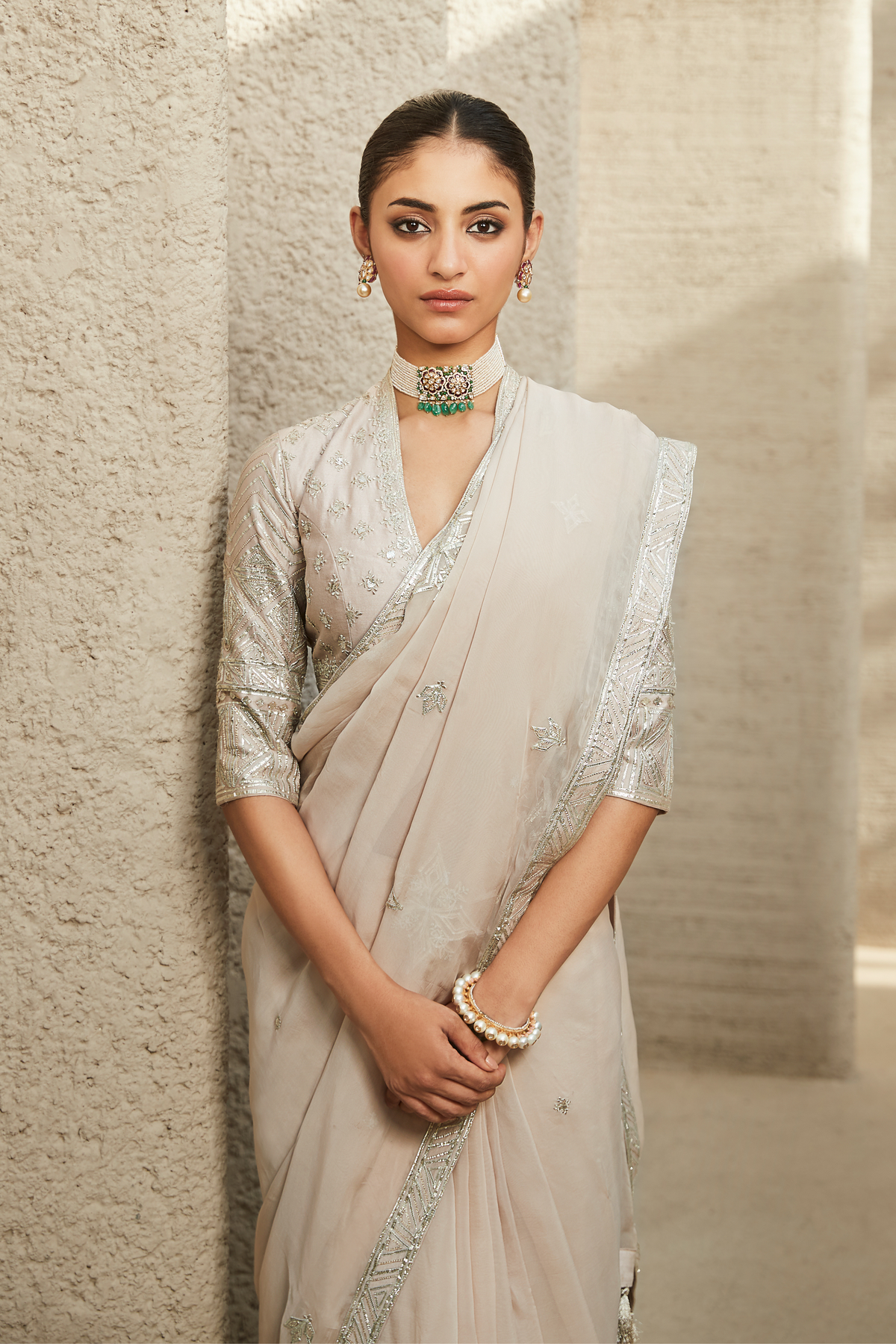The Ivory Dream Saree