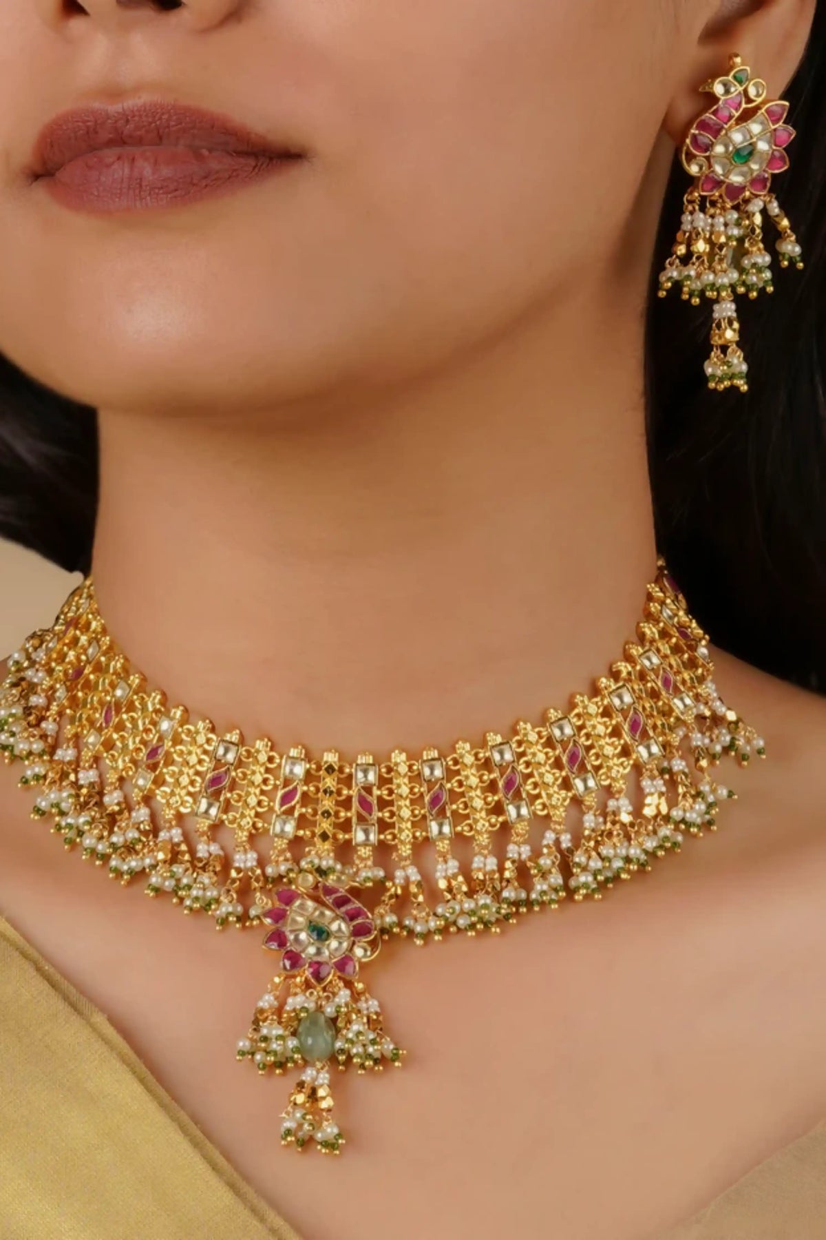 Mortantra Multicolor Necklace Set