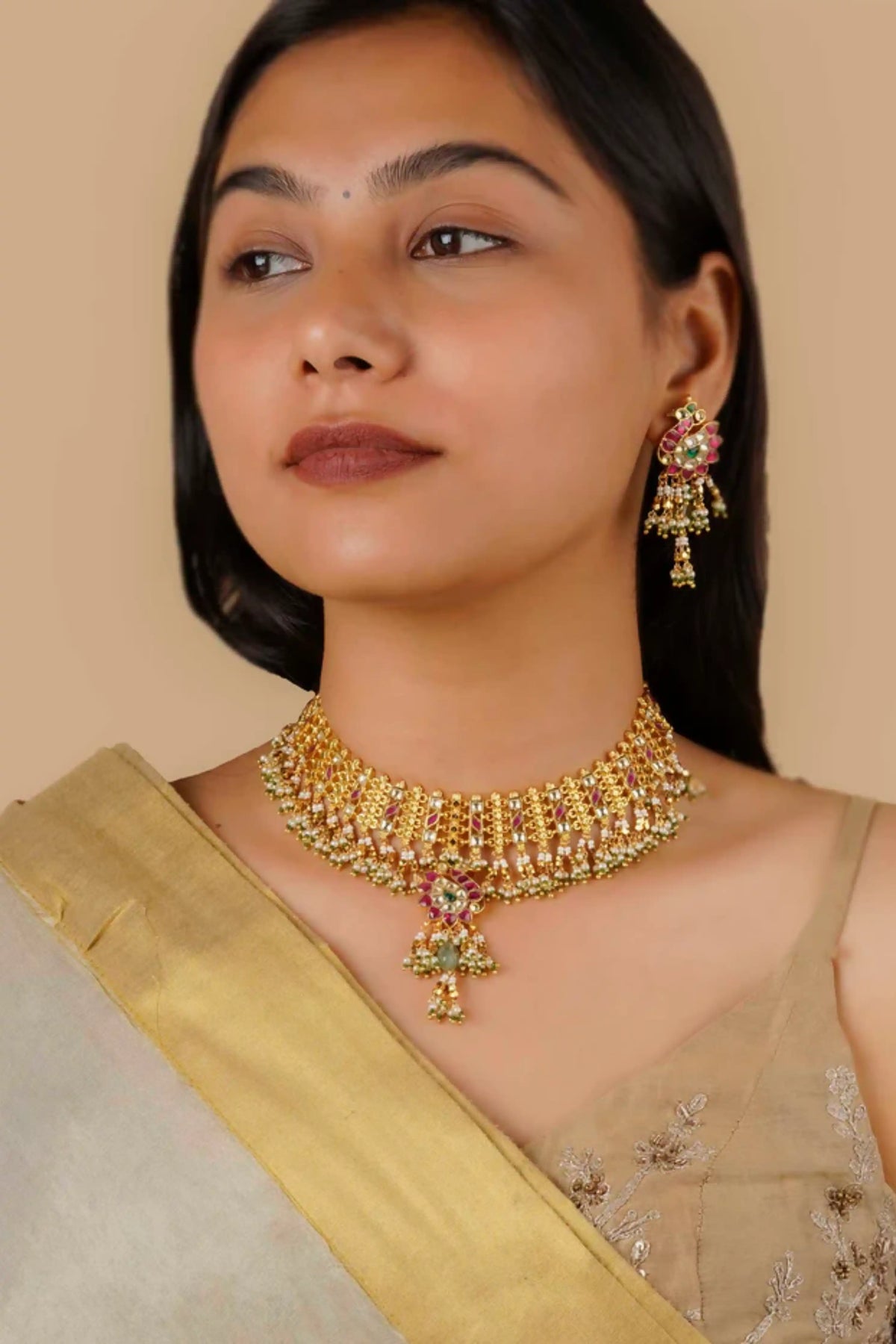 Mortantra Multicolor Necklace Set