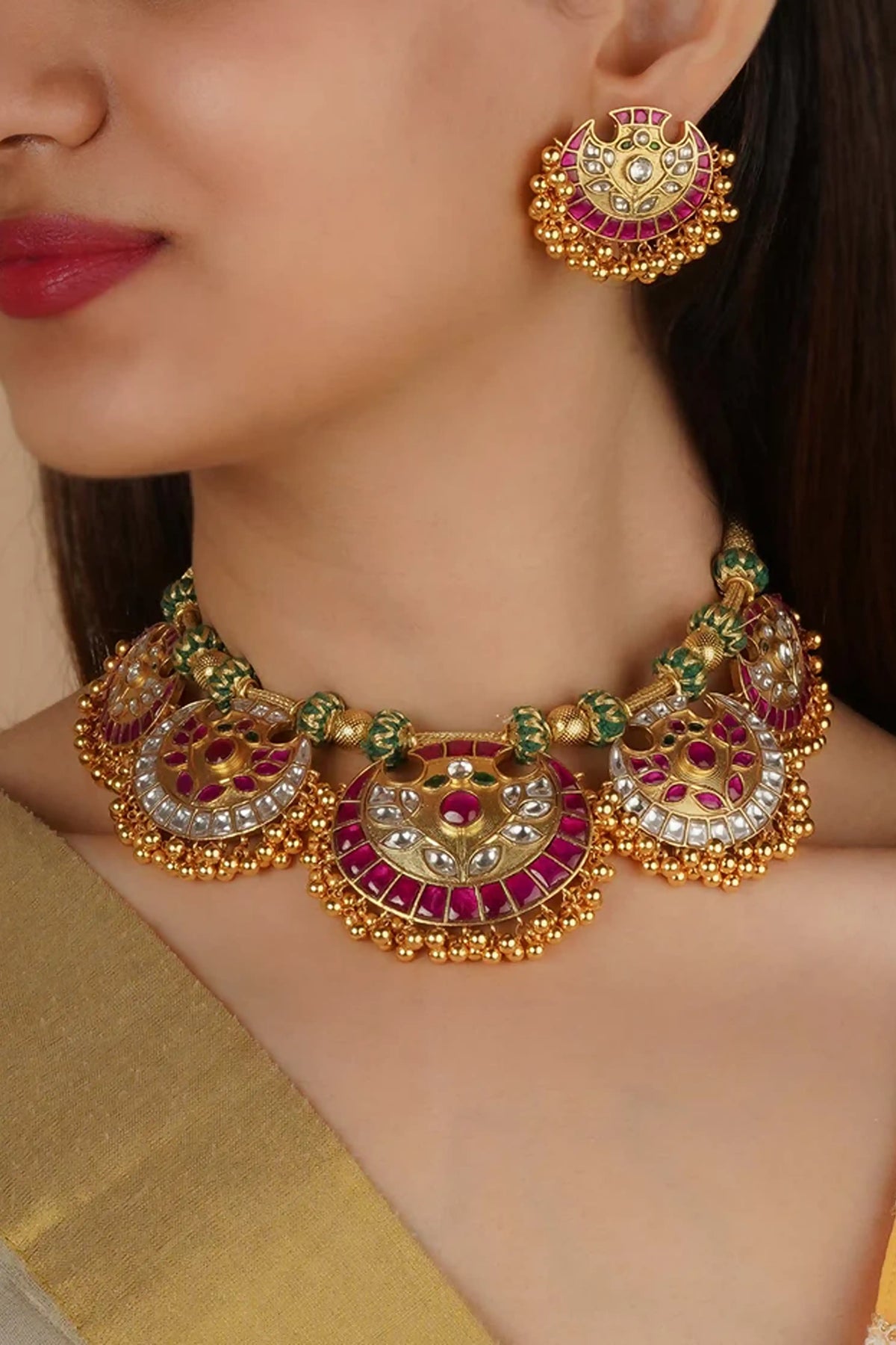 Mortantra Multicolor Necklace Set