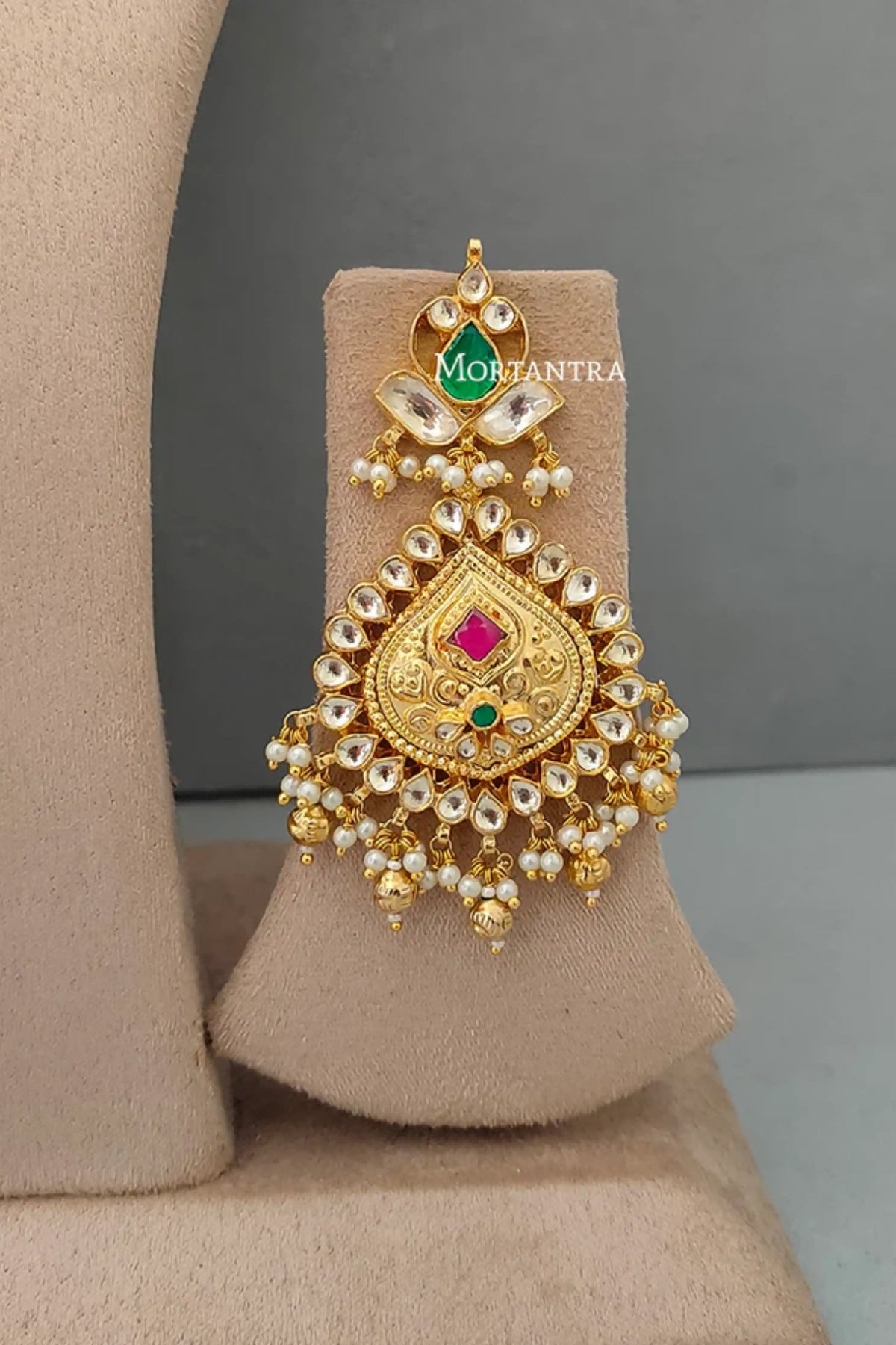 Mortantra Gold Plated Necklace Set