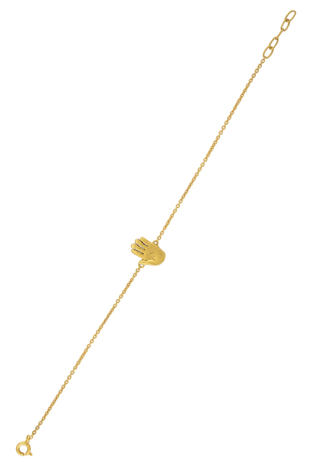 Palm Gold Plated Bracelet