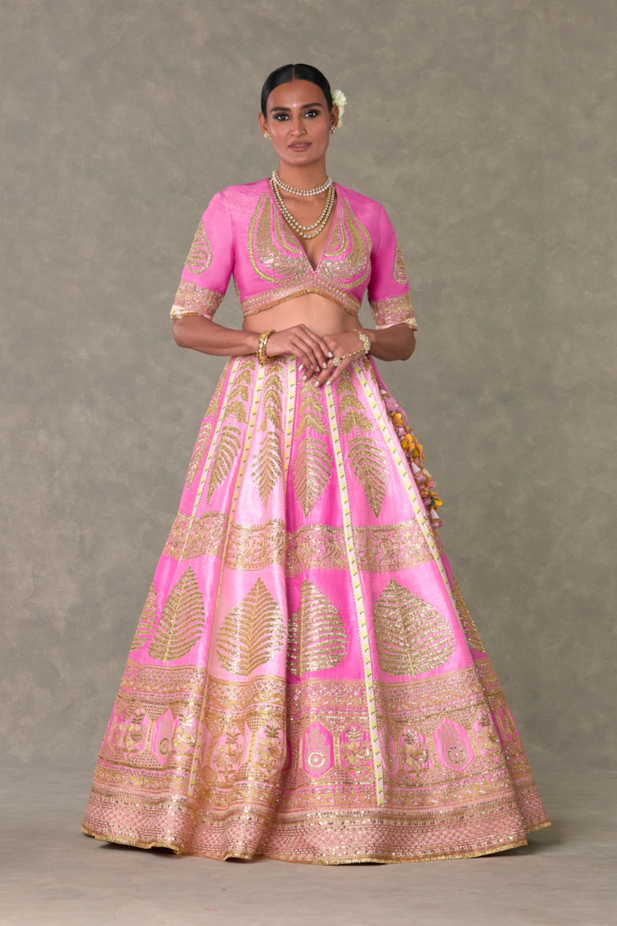 Paan Patti Lehenga Set