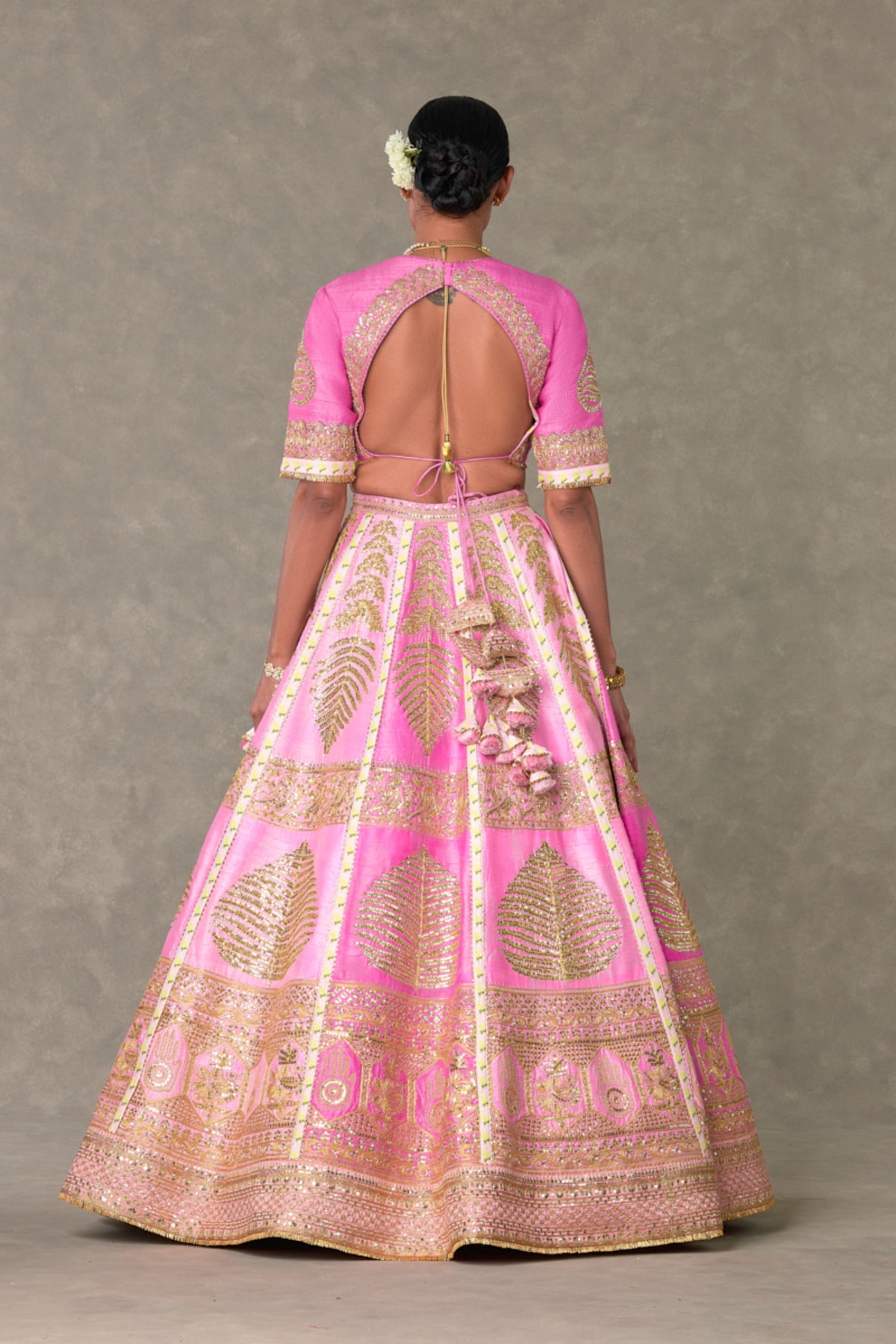 Pink Paan Patti Lehenga Set