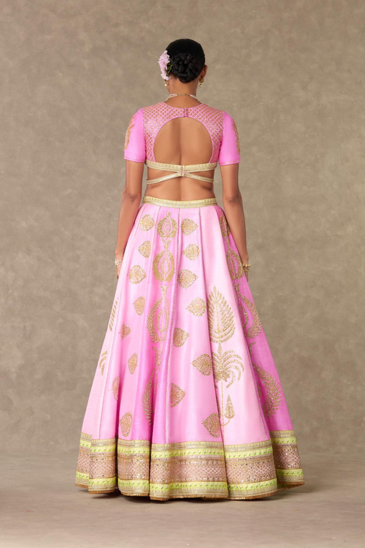 Barfi Pink Sitara Dil Lehenga Set