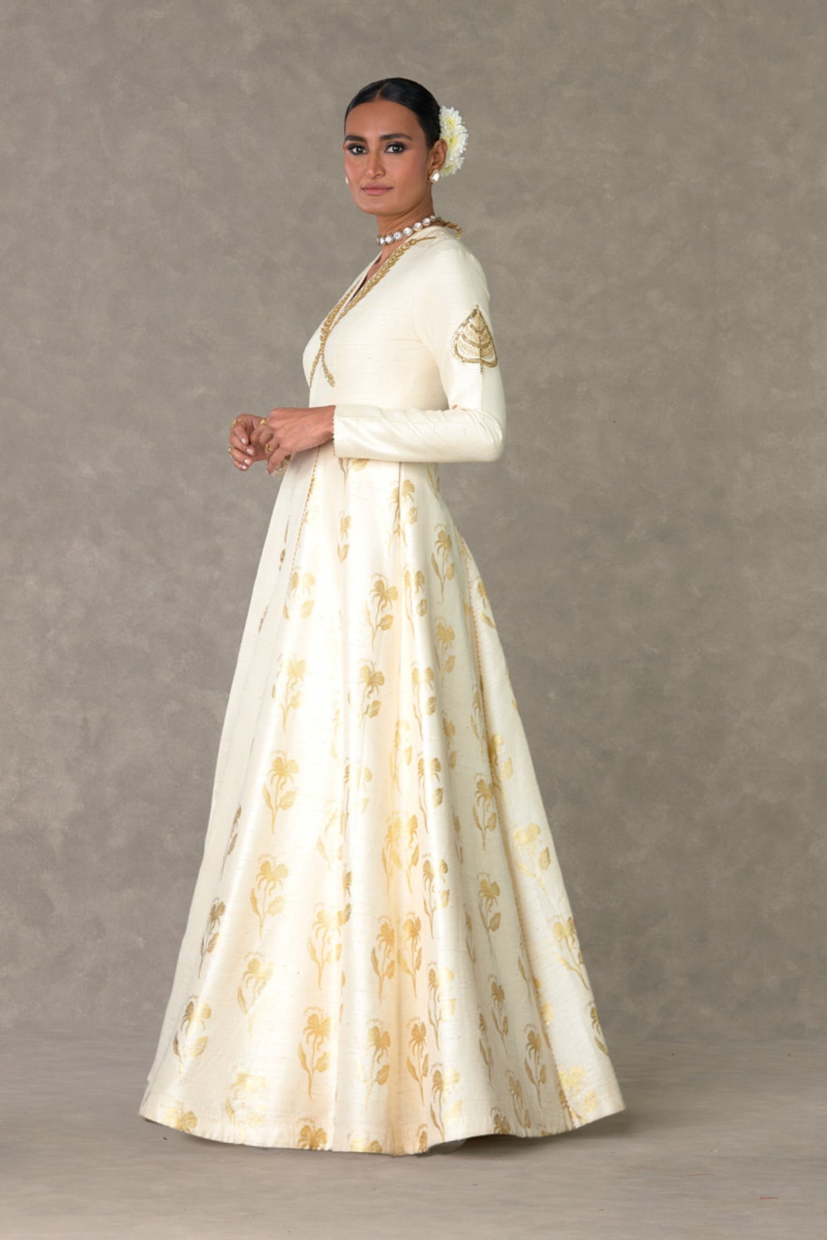 Ivory All In Bloom Gown