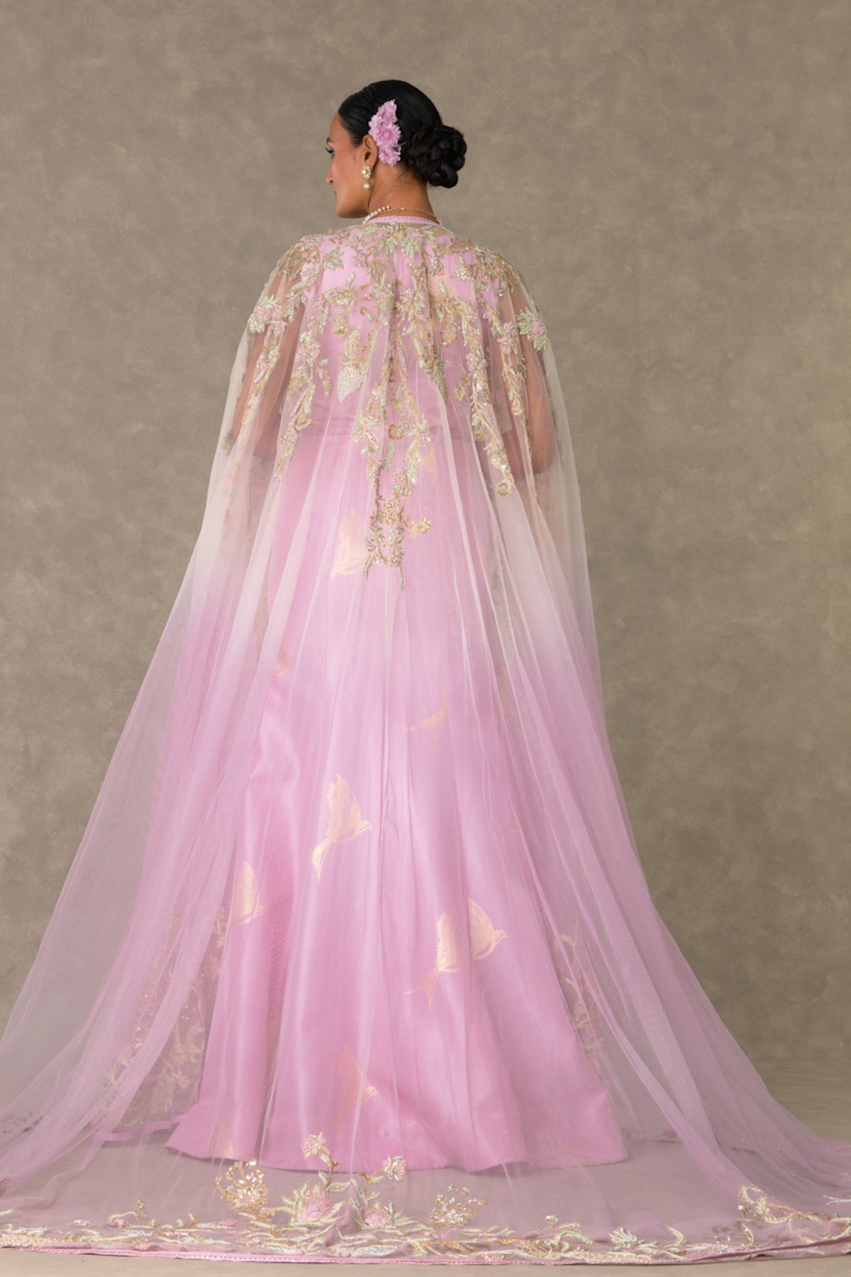 Barfi Pink &#39;Son-Chidiya&#39; Gown Set