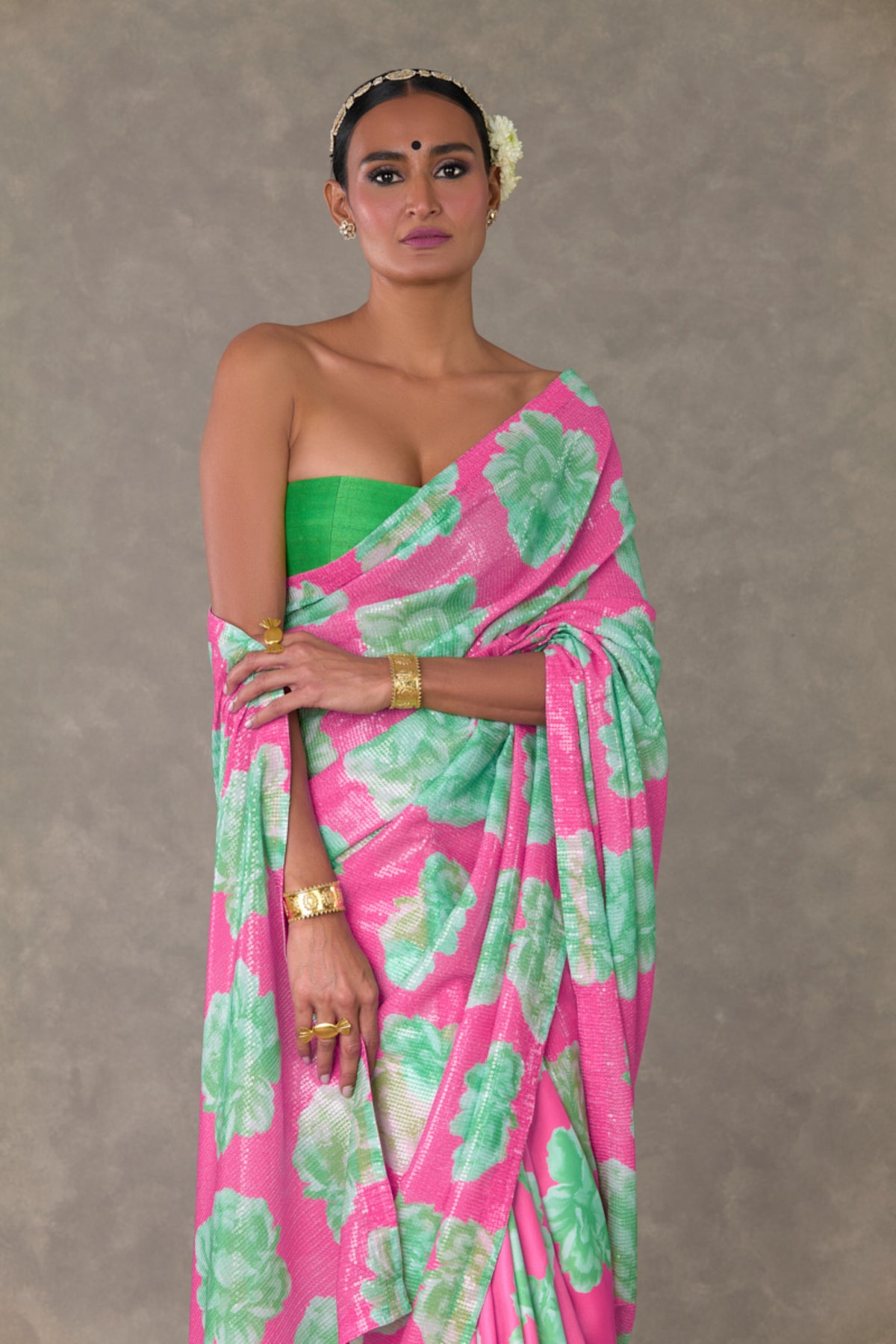 The &#39;Nurvi&#39; Sitara Saree