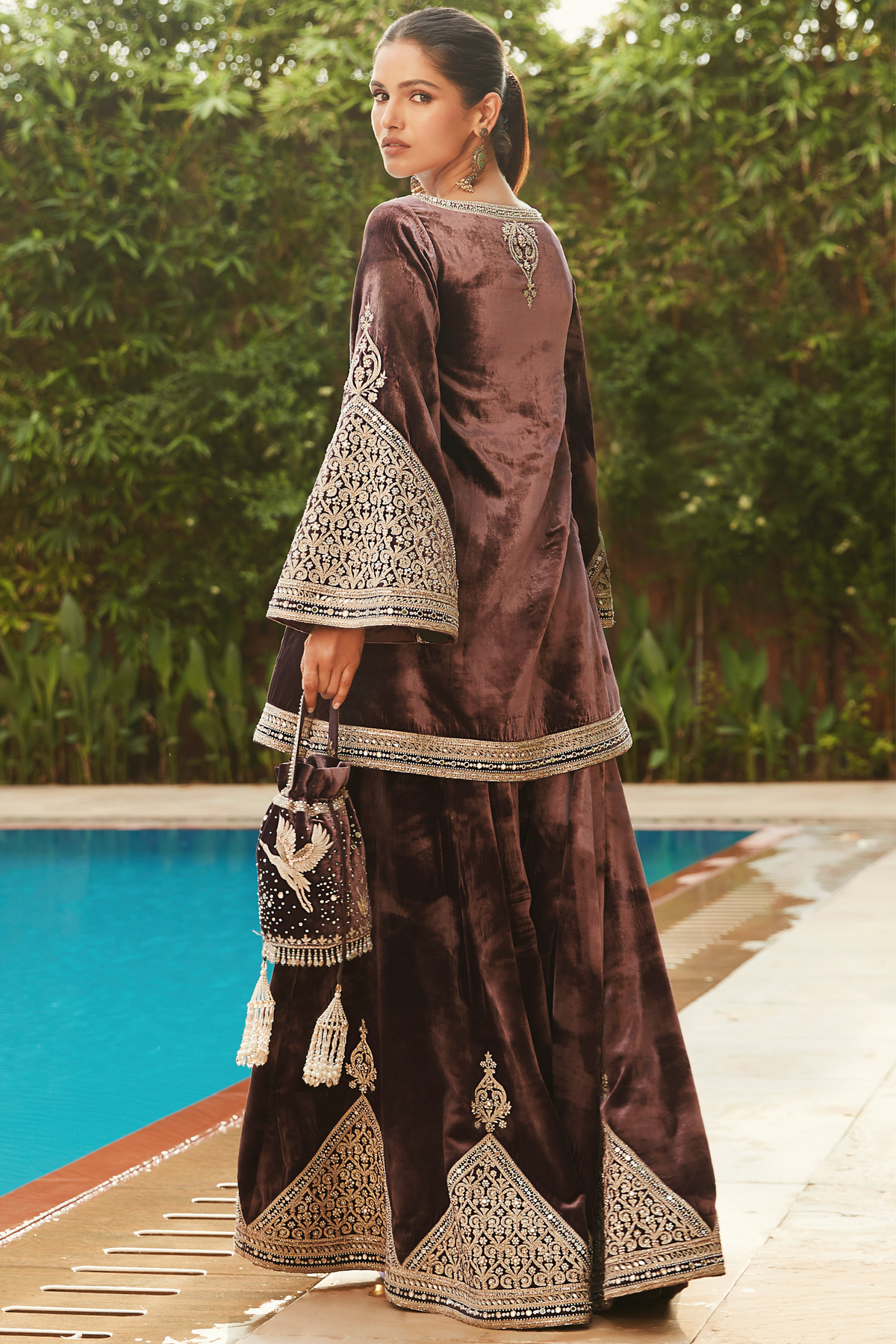 Royal Persian Temple Sharara Set
