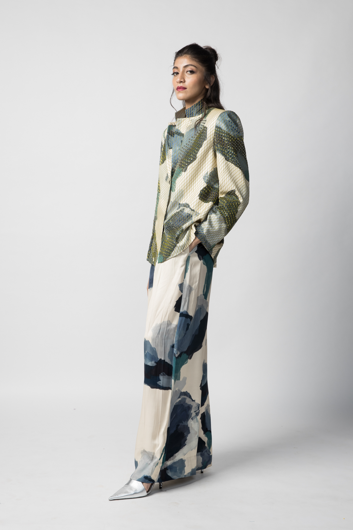 Marble Blazer Co-ord