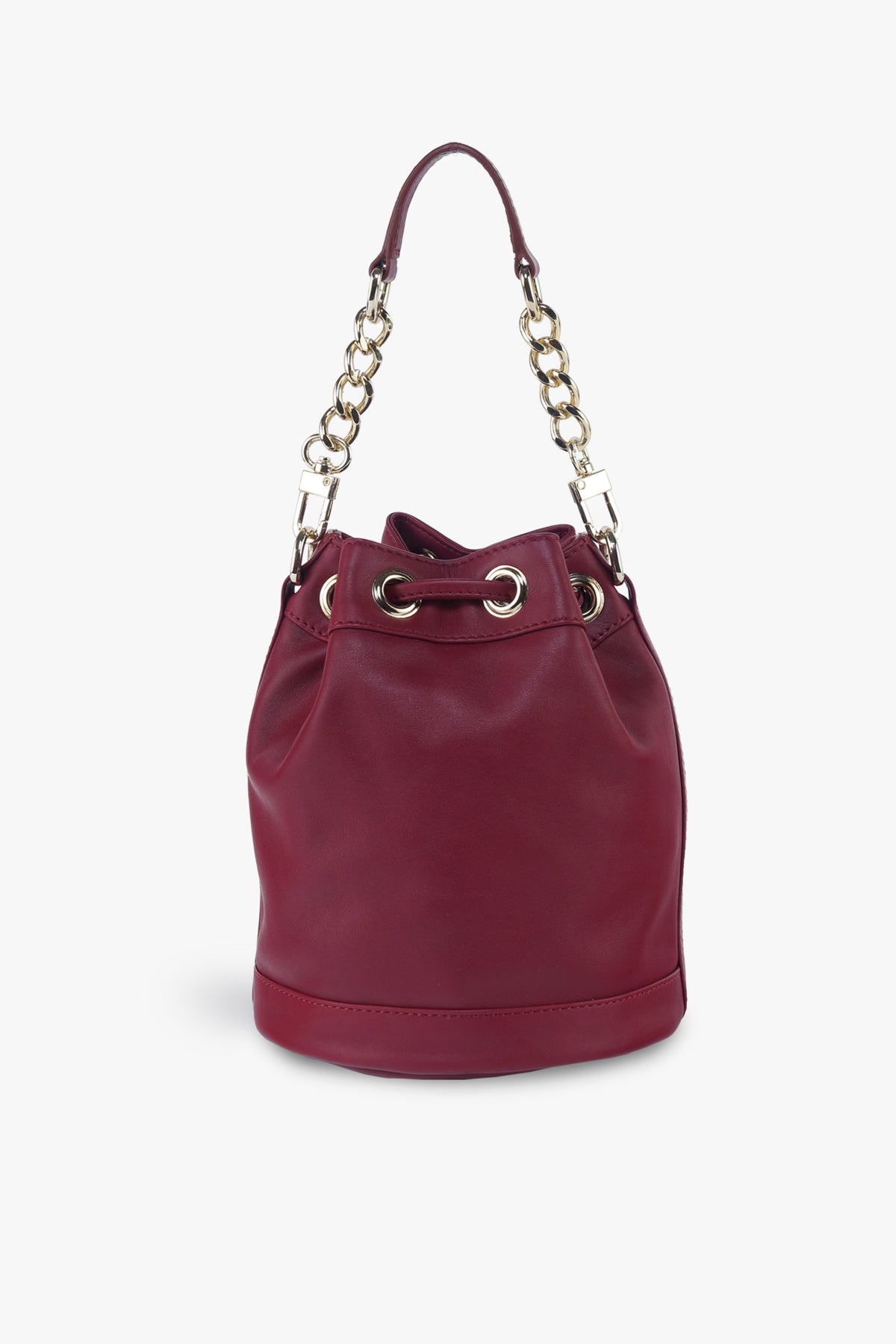 Divine Maroon  Bombay Bucket Bag