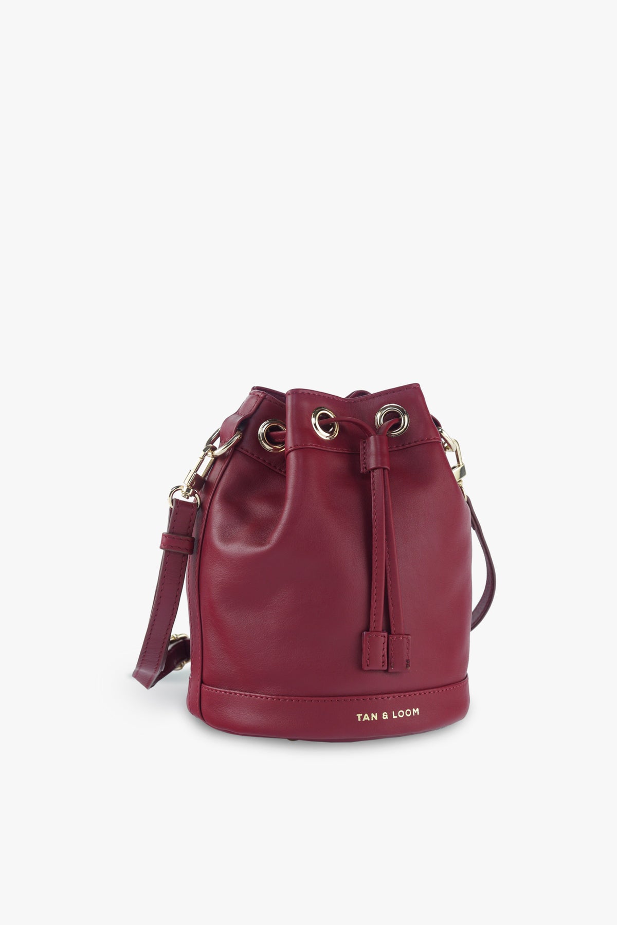 Divine Maroon  Bombay Bucket Bag