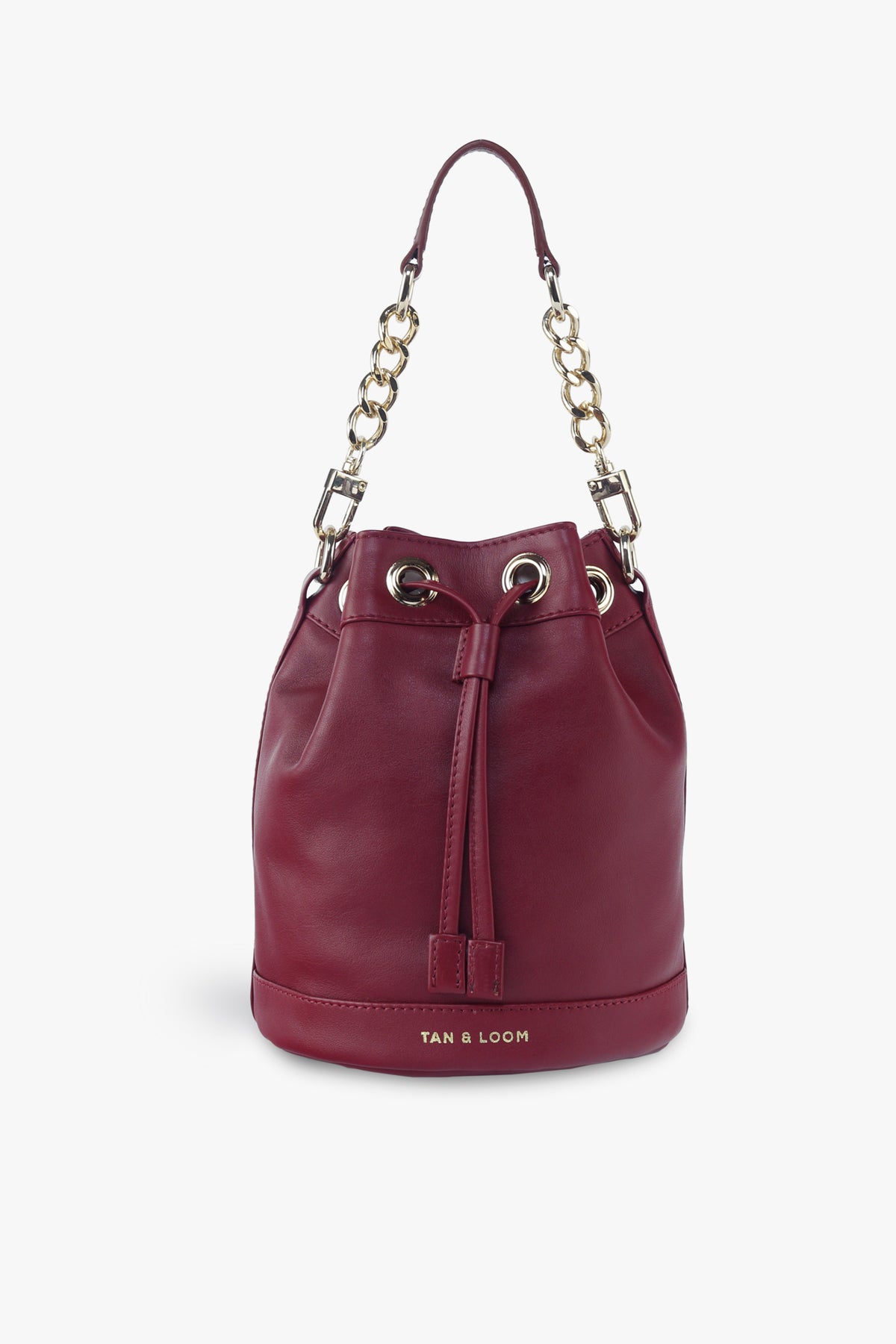 Divine Maroon  Bombay Bucket Bag