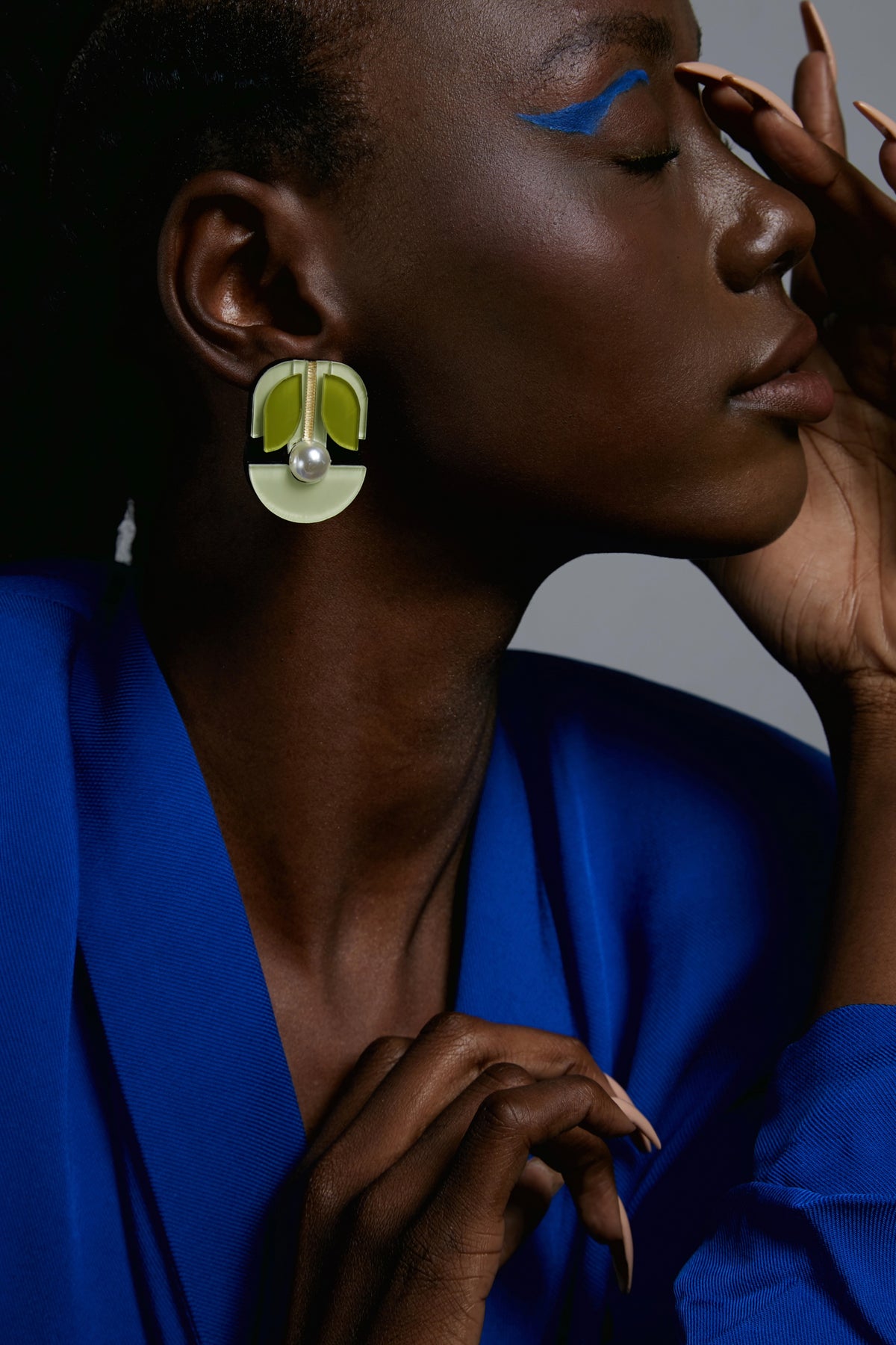 Mint Perola Studs