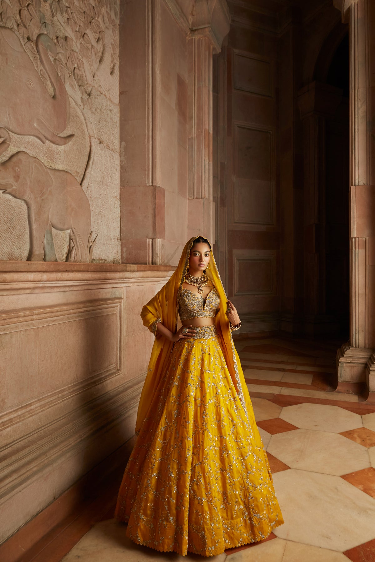Lata Pearl Lehenga