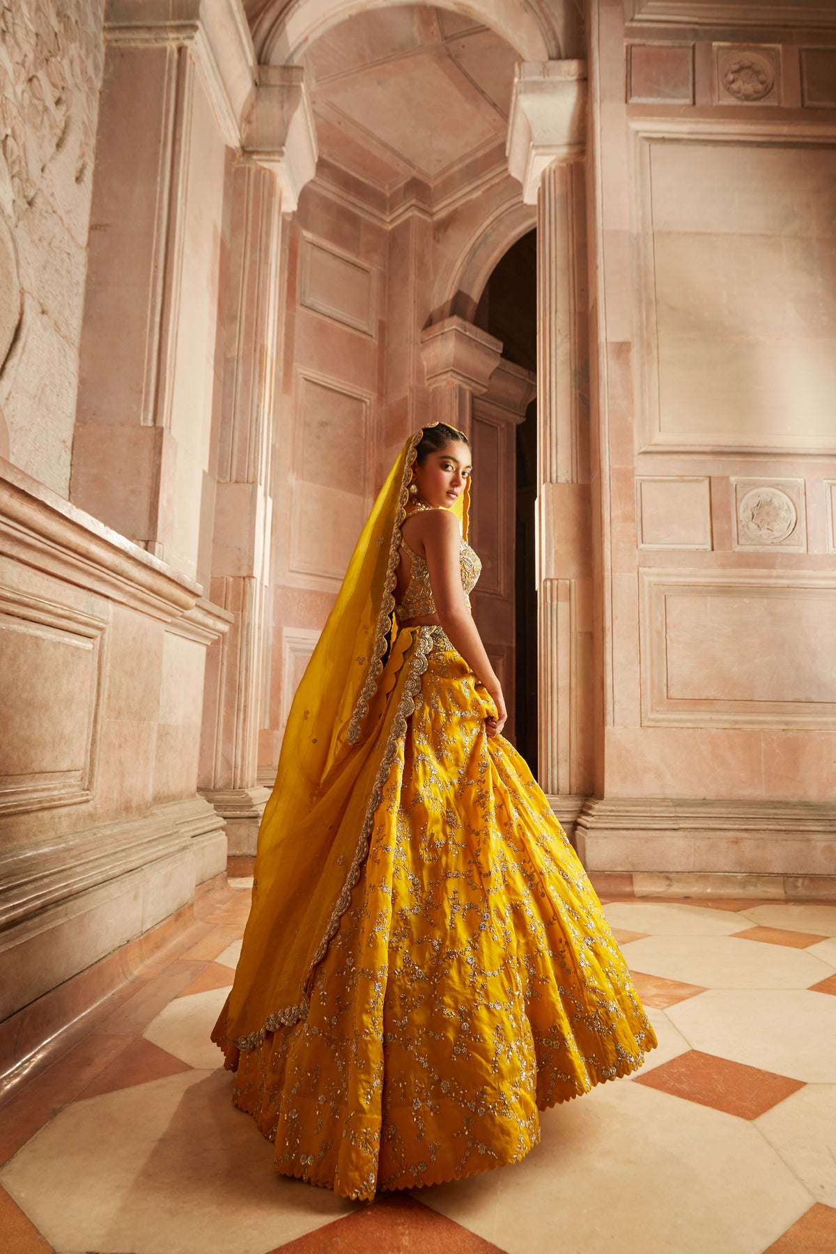 Lata Pearl Lehenga