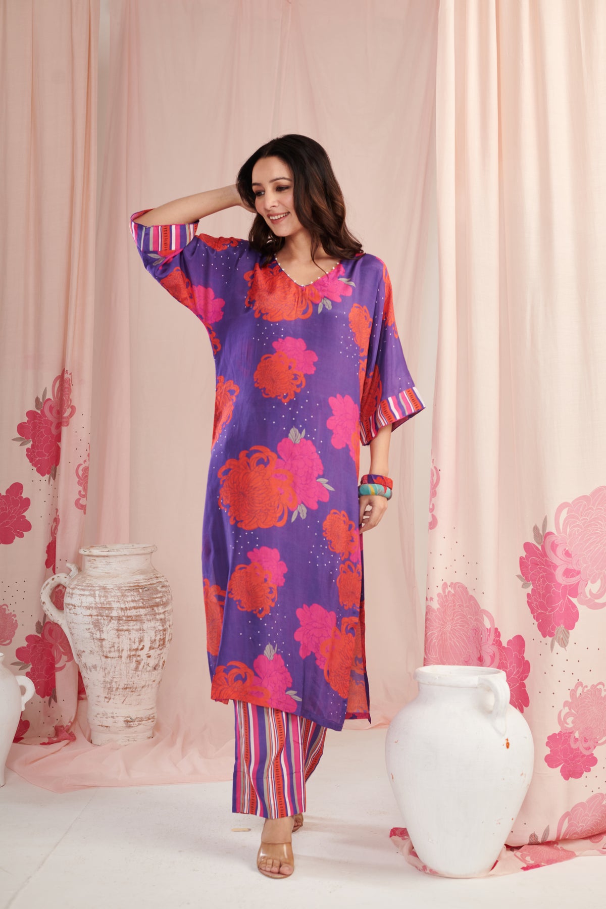 Purple Saga Kurta Set