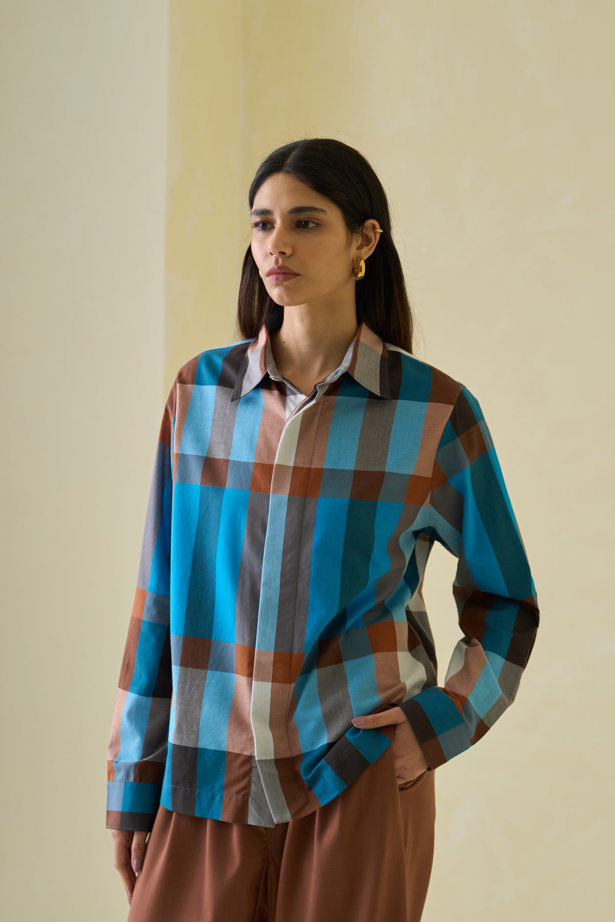 Madras Boxy Shirt