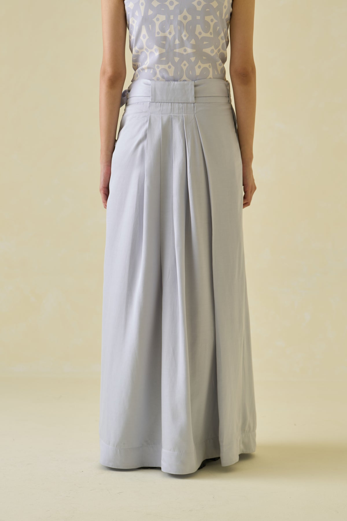 Steel Wrap Maxi Skirt