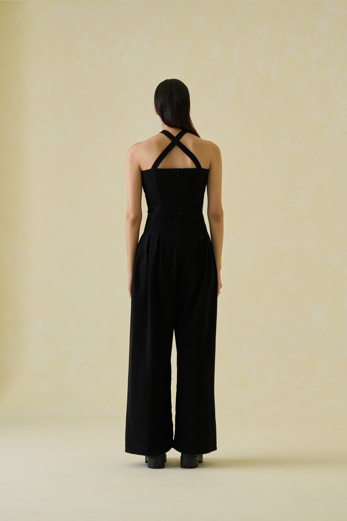 Moonless Night Cross-back Jumpsuit