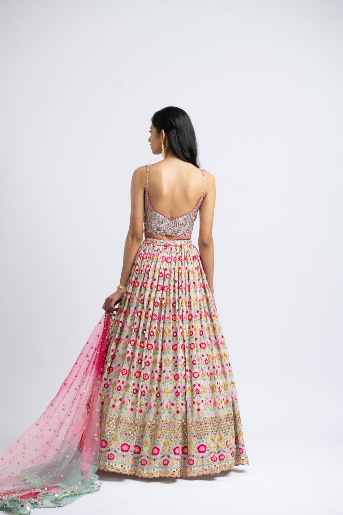 Multicolor Lehenga Choli Set