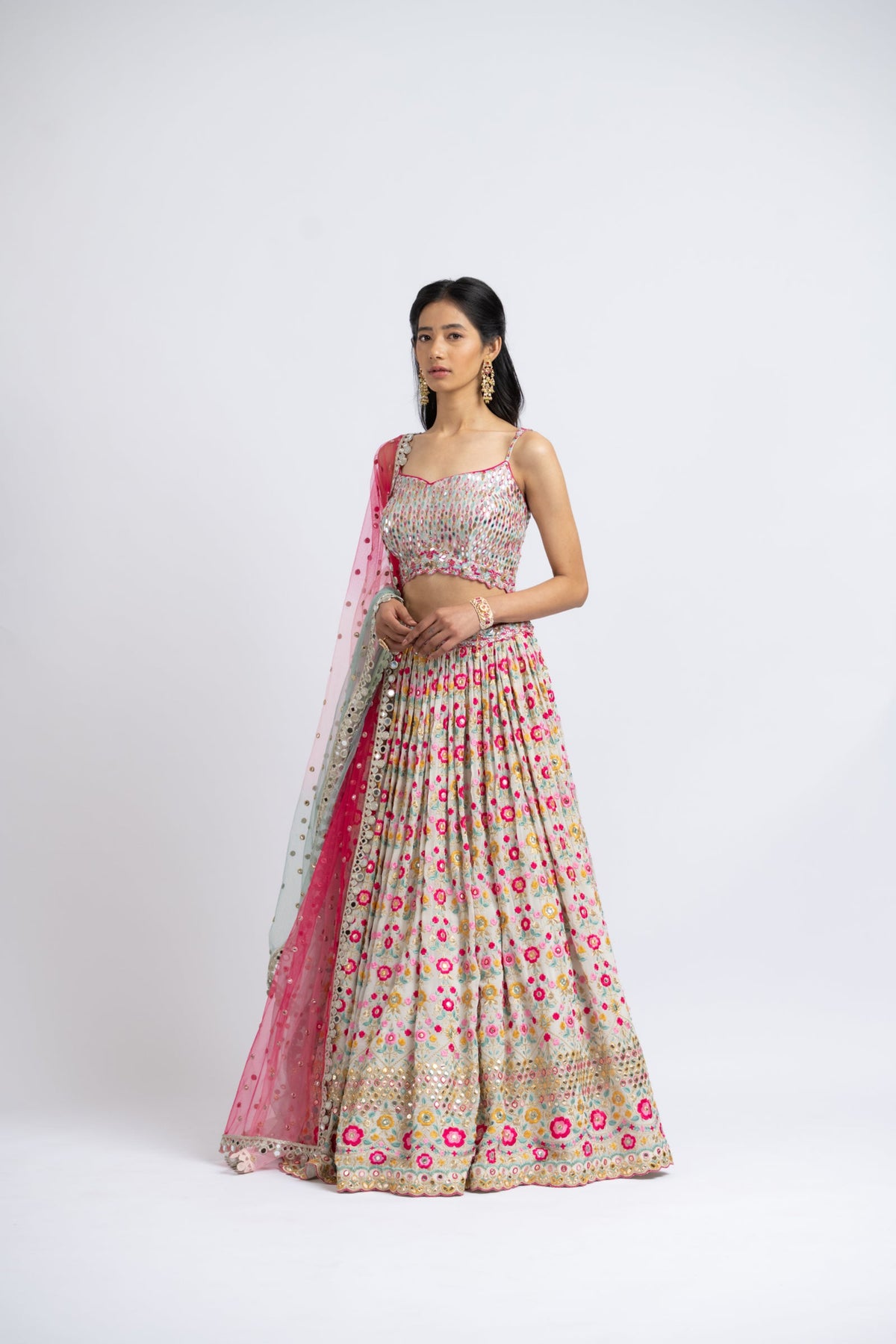 Multicolor Lehenga Choli Set