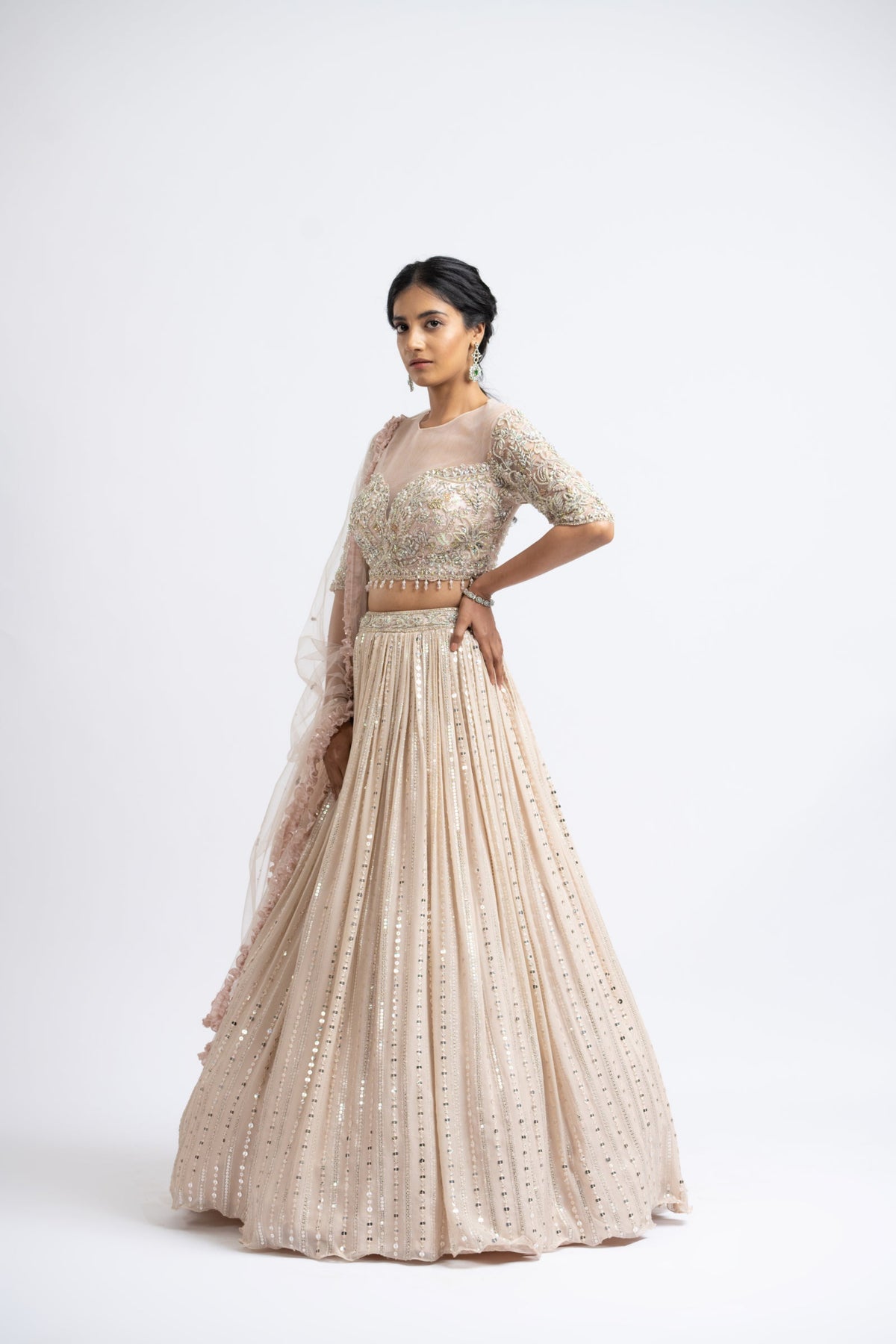 Blush Lehenga Chli Set